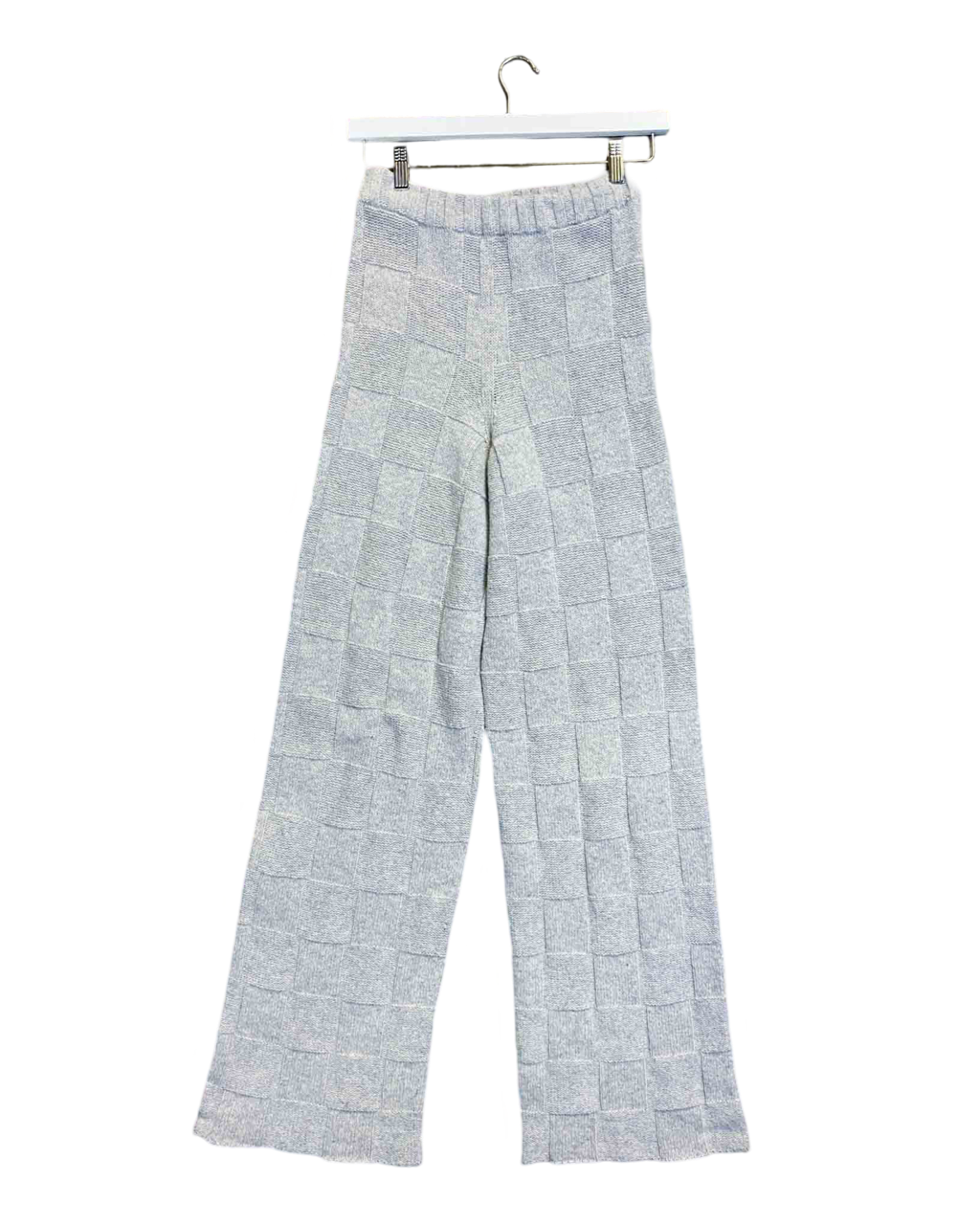 Size S | Baserange Wool Blend Check Pants With Tags