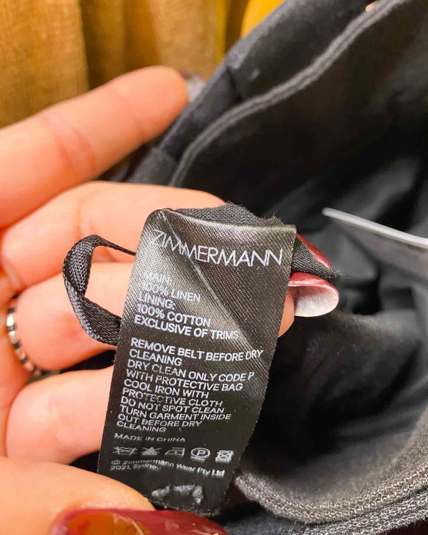 Size 0 (6) | Zimmermann Linen Palazzo Pants
