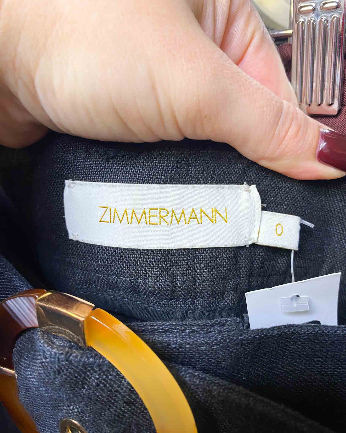 Size 0 (6) | Zimmermann Linen Palazzo Pants