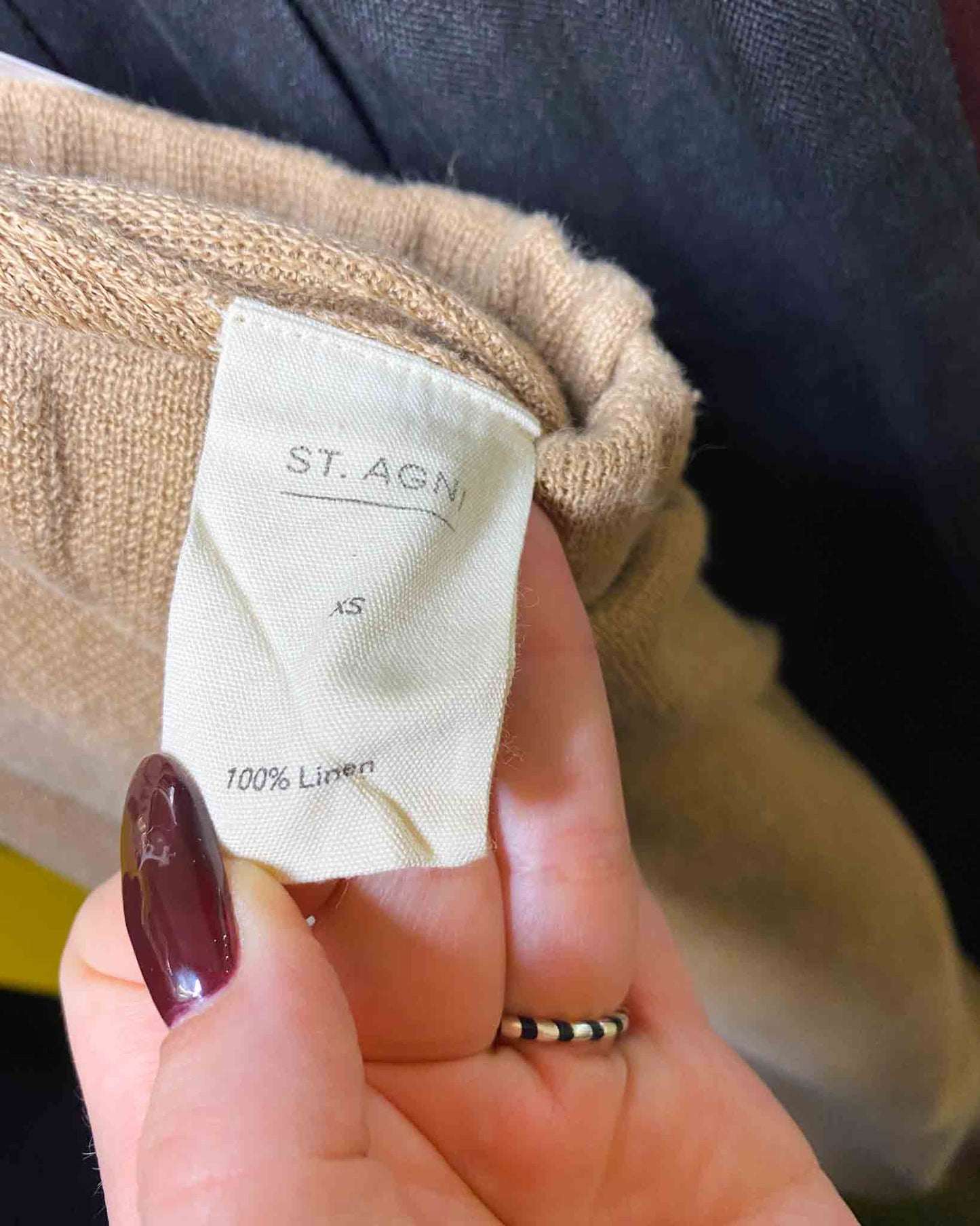 Size XS | St Agni Linen Knit Pants