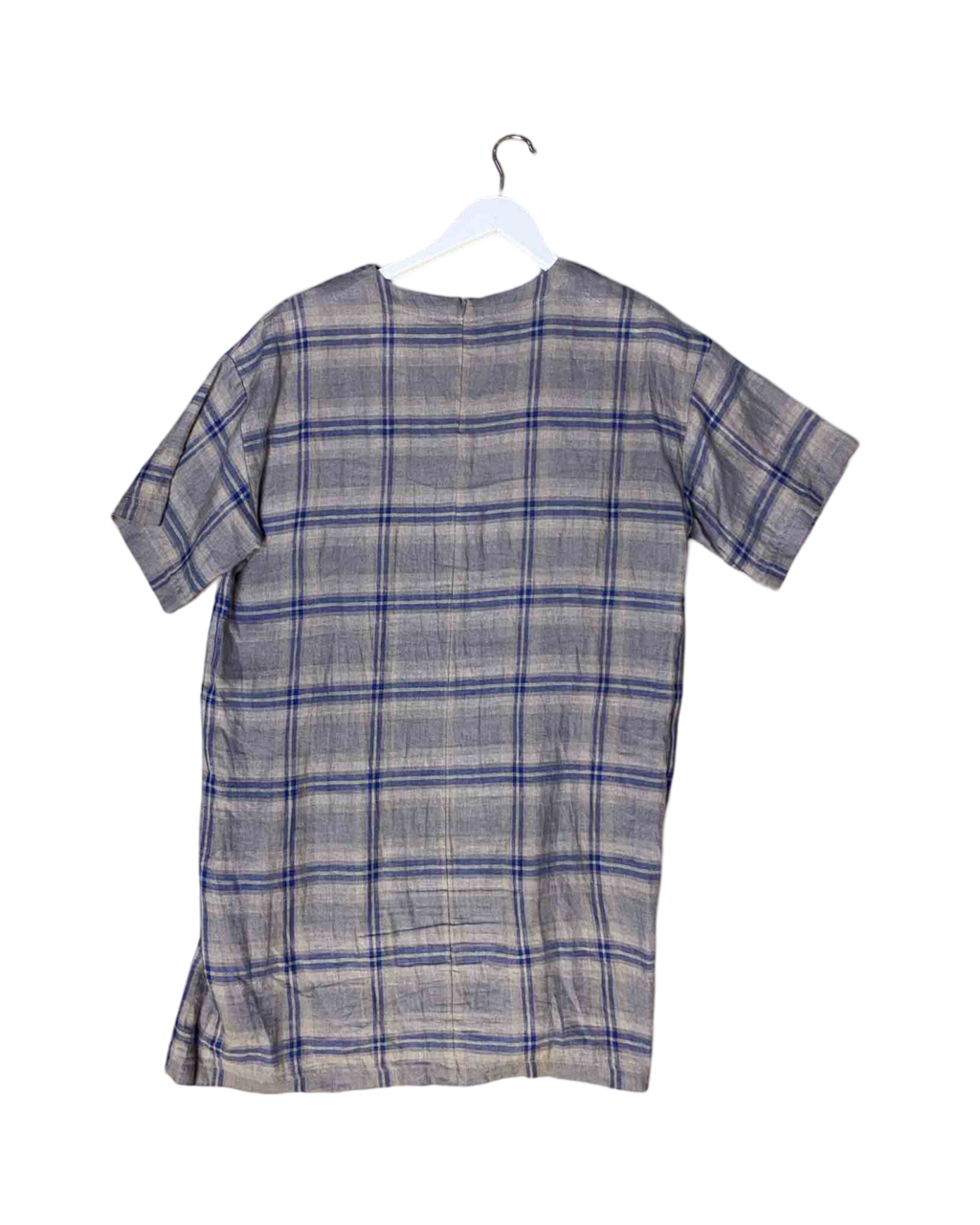 Size XS | Alpha60 Plaid Linen Dress
