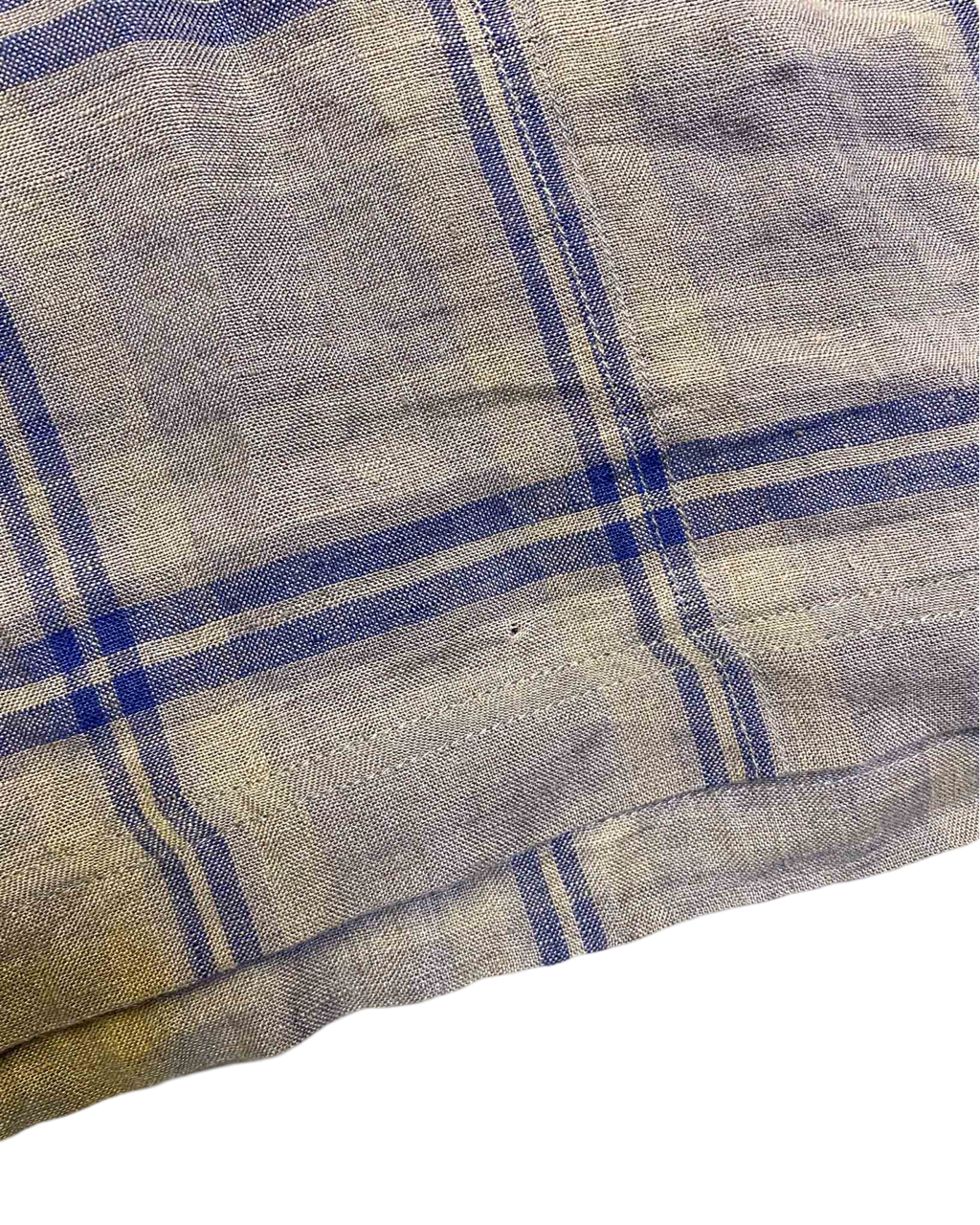 Size XS | Alpha60 Plaid Linen Dress