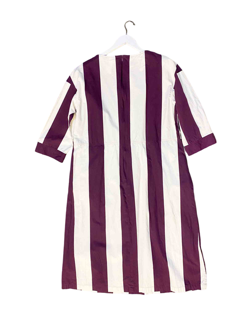 Size 44 (16) | Marimekko Striped Cotton Midi Dress