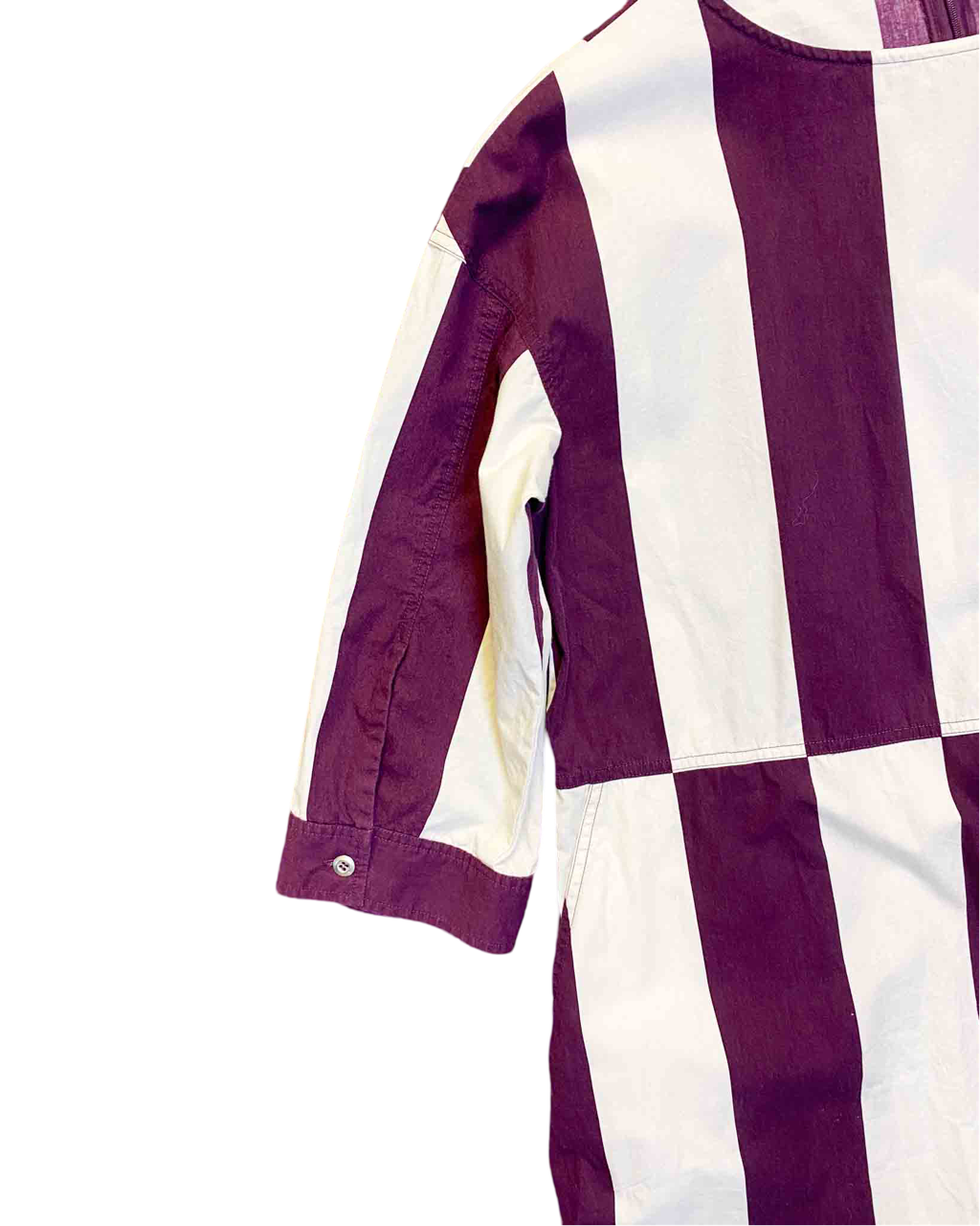 Size 44 (16) | Marimekko Striped Cotton Midi Dress