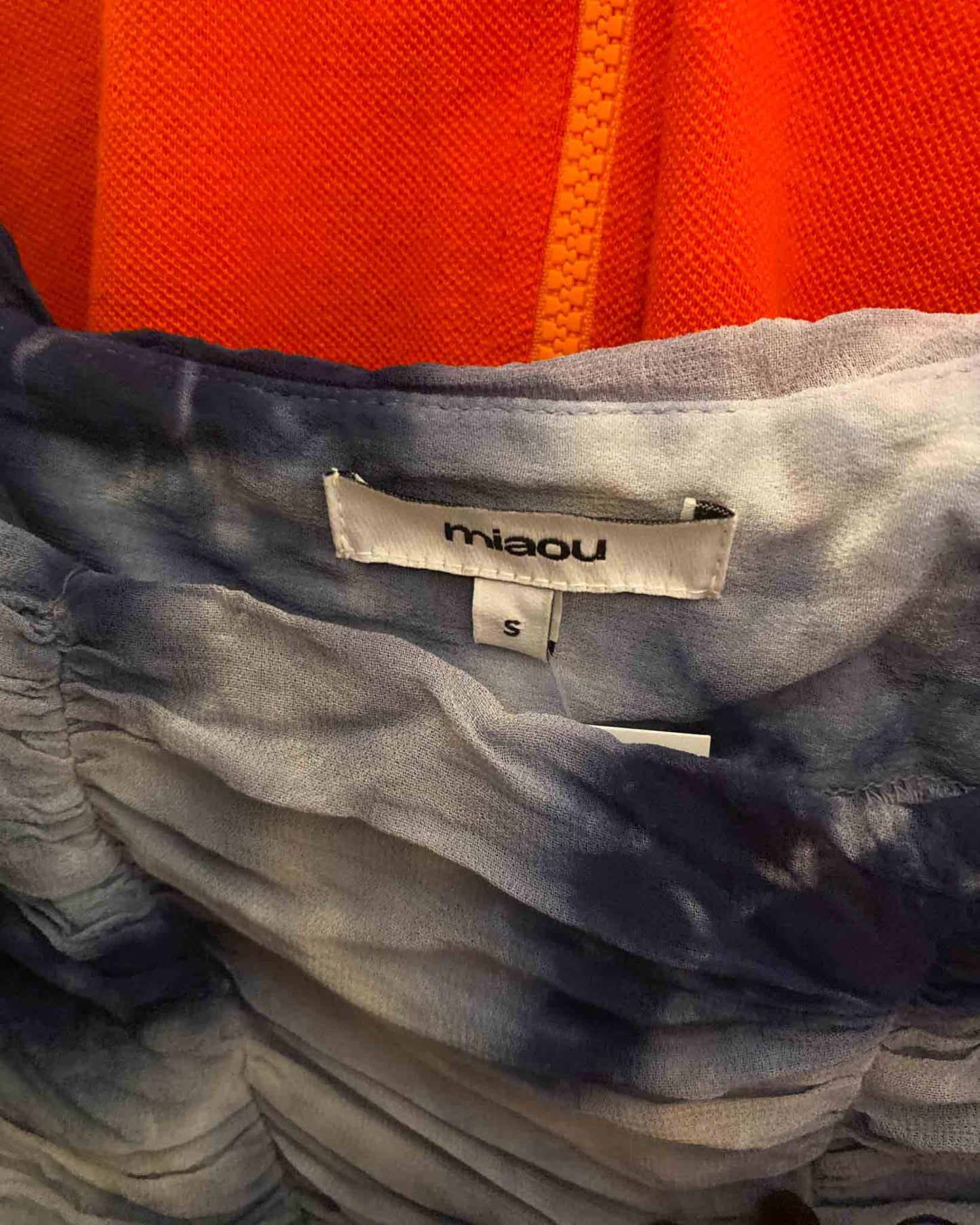 Size S | Miaou Space Dyed Ruche Top