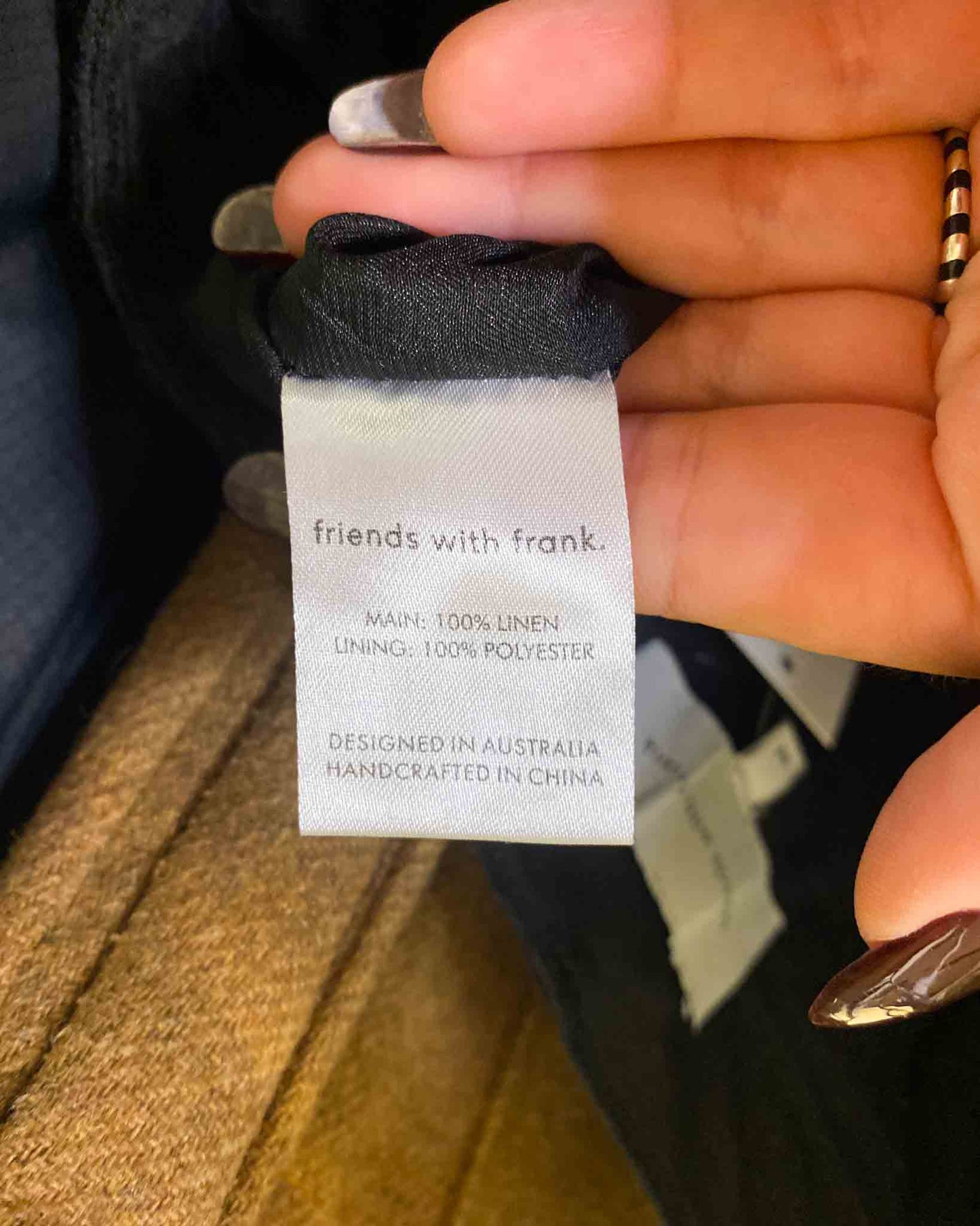 Size M | Friends with Frank Wide Linen Pants