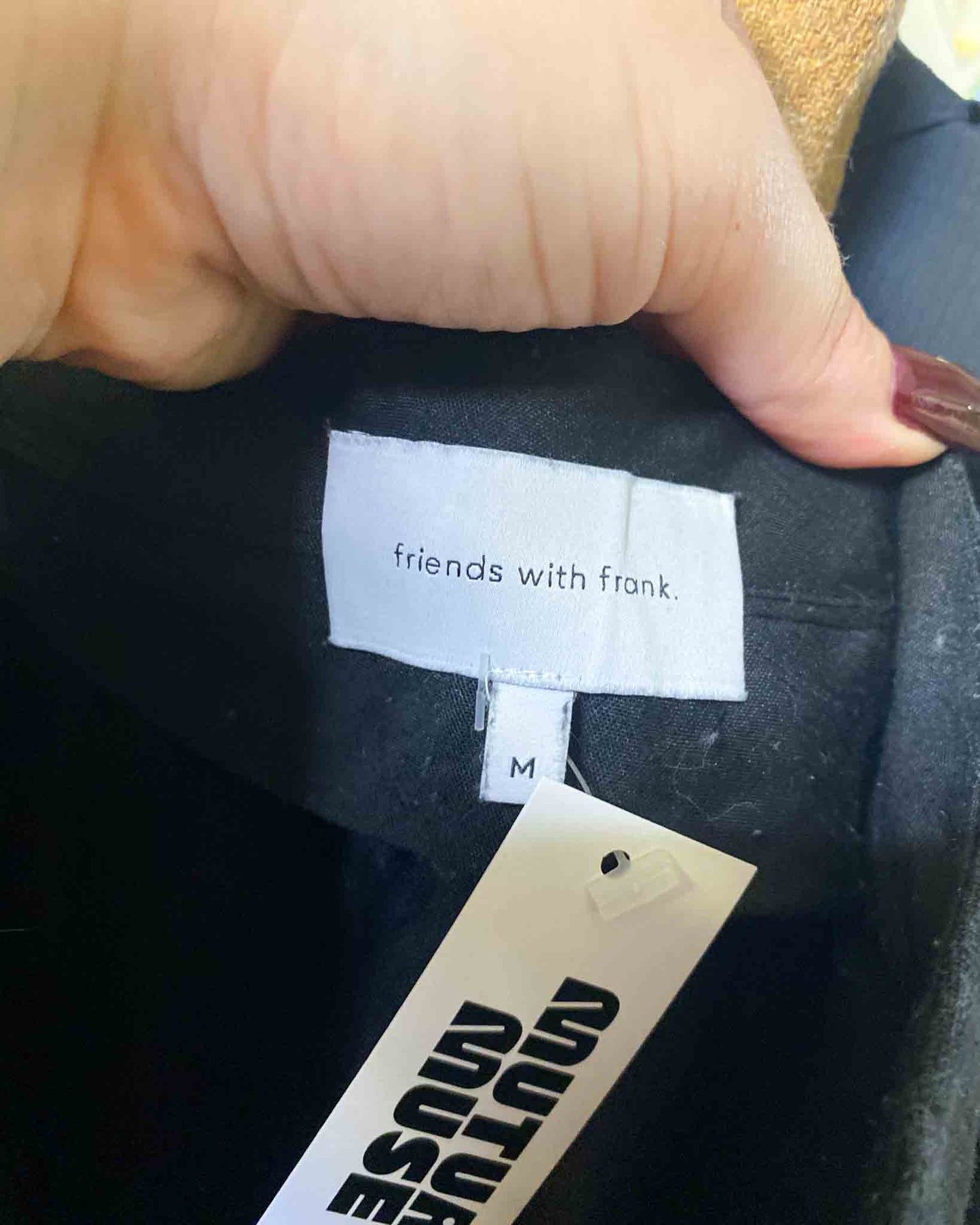 Size M | Friends with Frank Wide Linen Pants