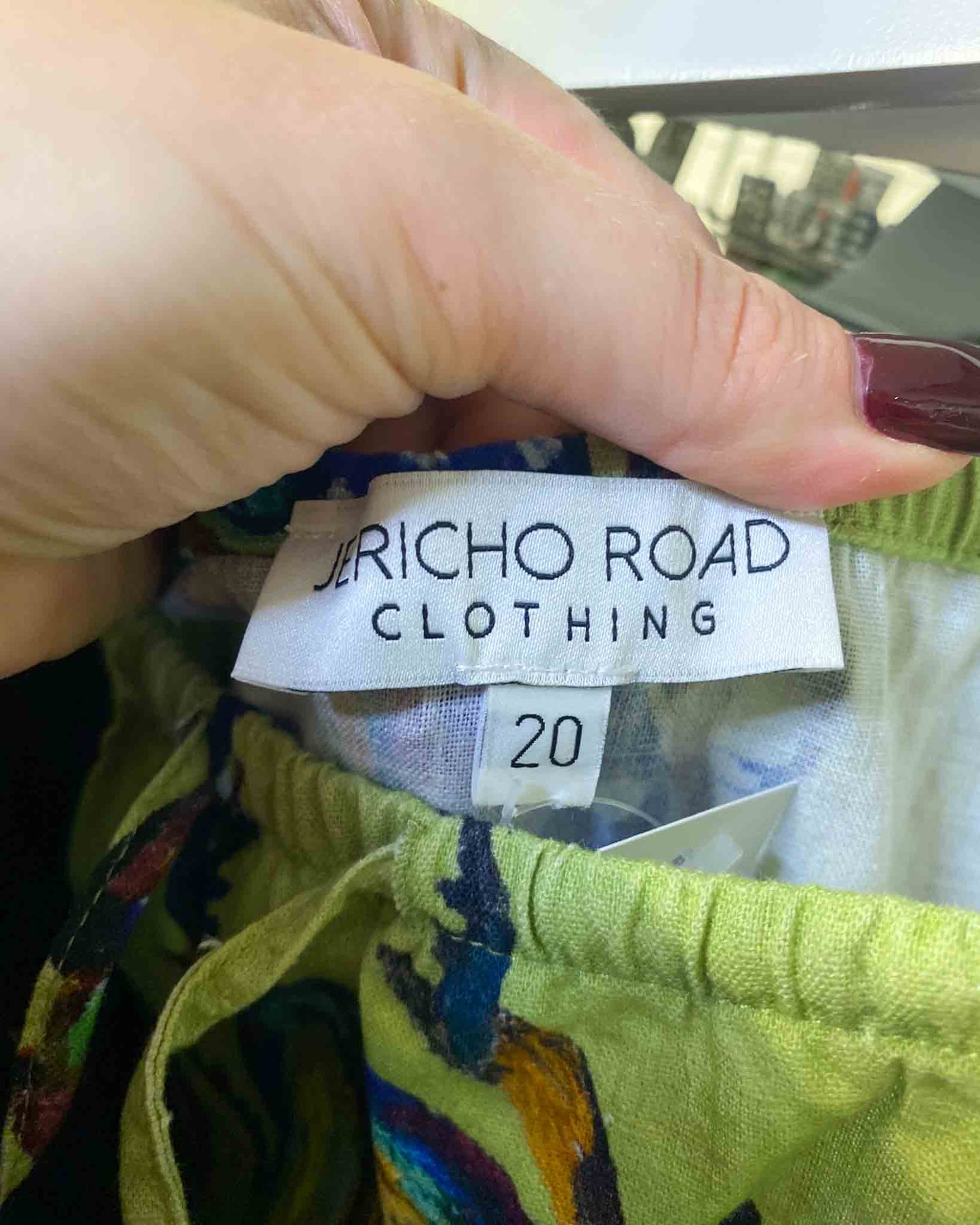 Size 20 | Jericho Road Bias Linen Beetle Skirt