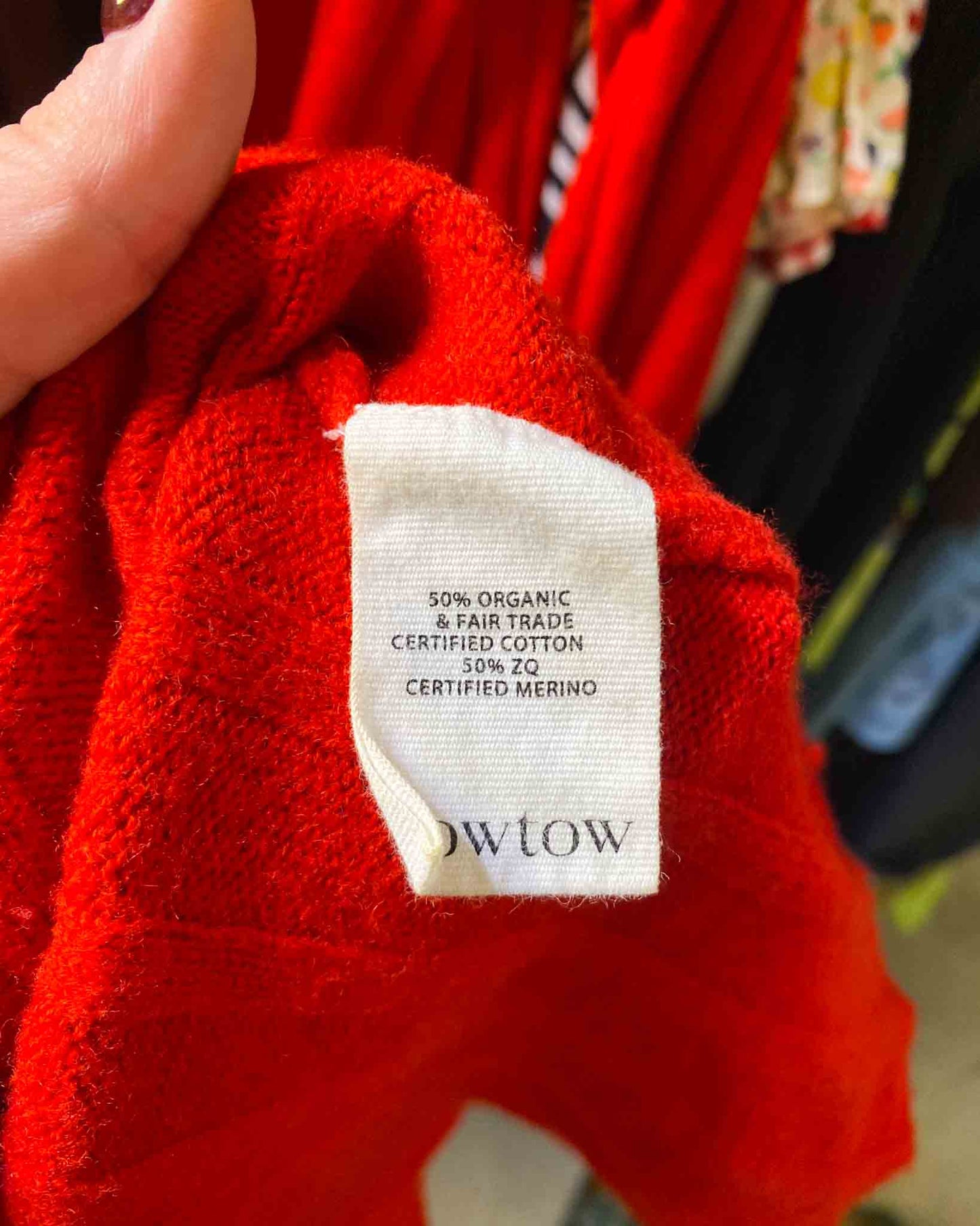 Size XS | Kowtow Merino Cotton Ribbed Midi Dress