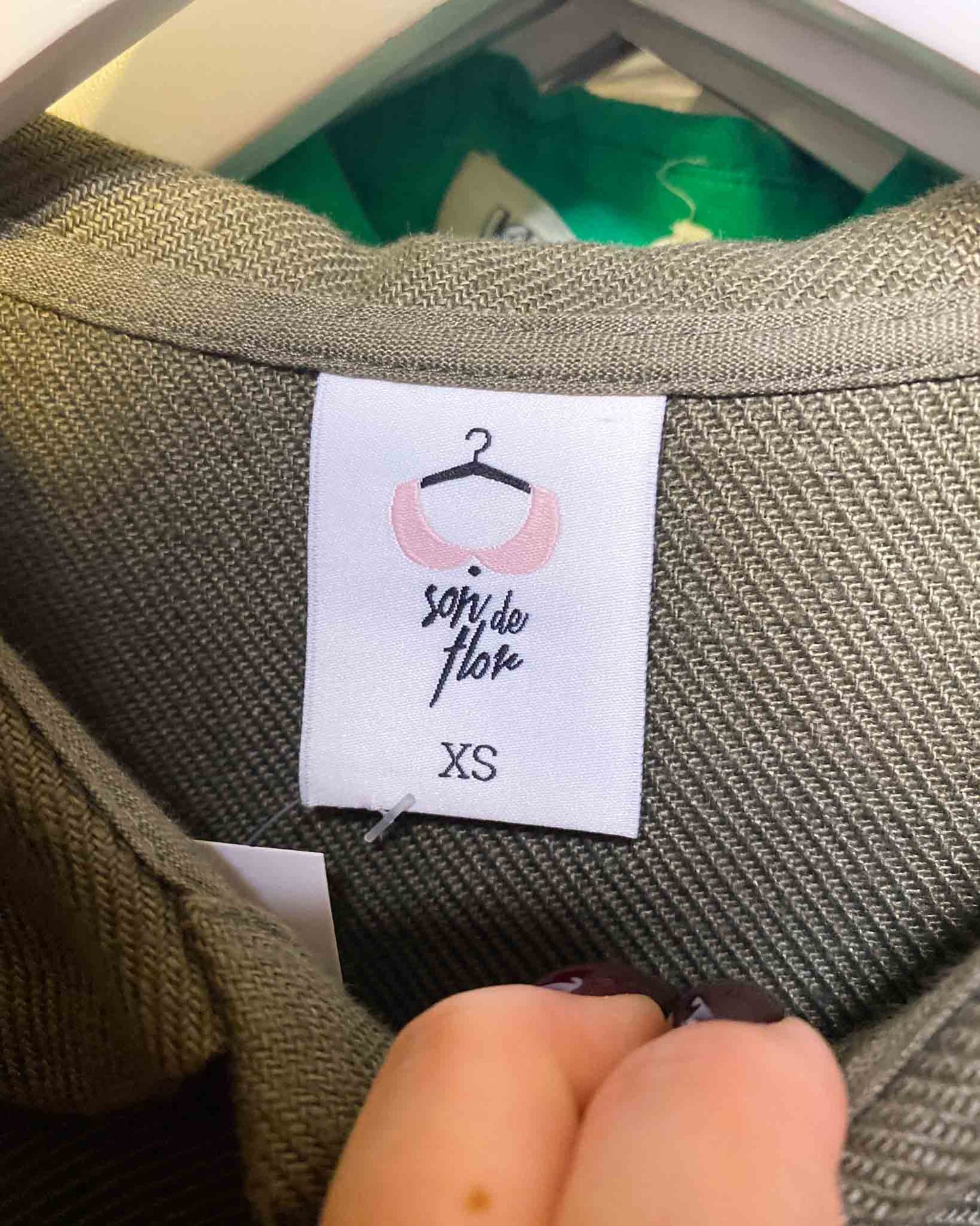 Size XS | Son de Flor Classic Linen Dress