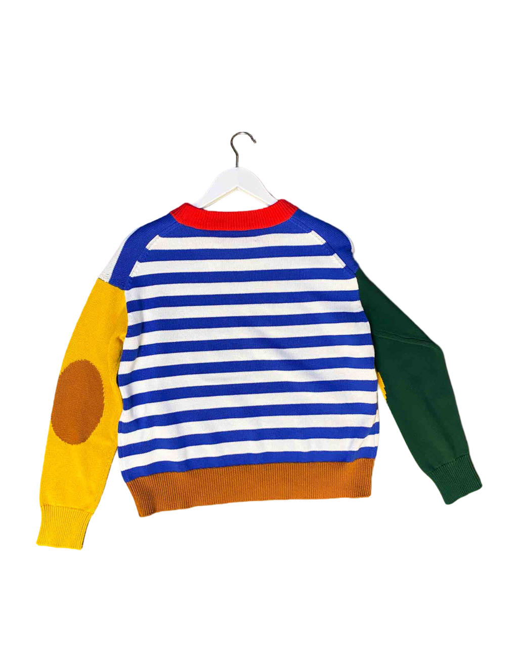 Size S | Wolf & Mishka Striped Cotton Jumper