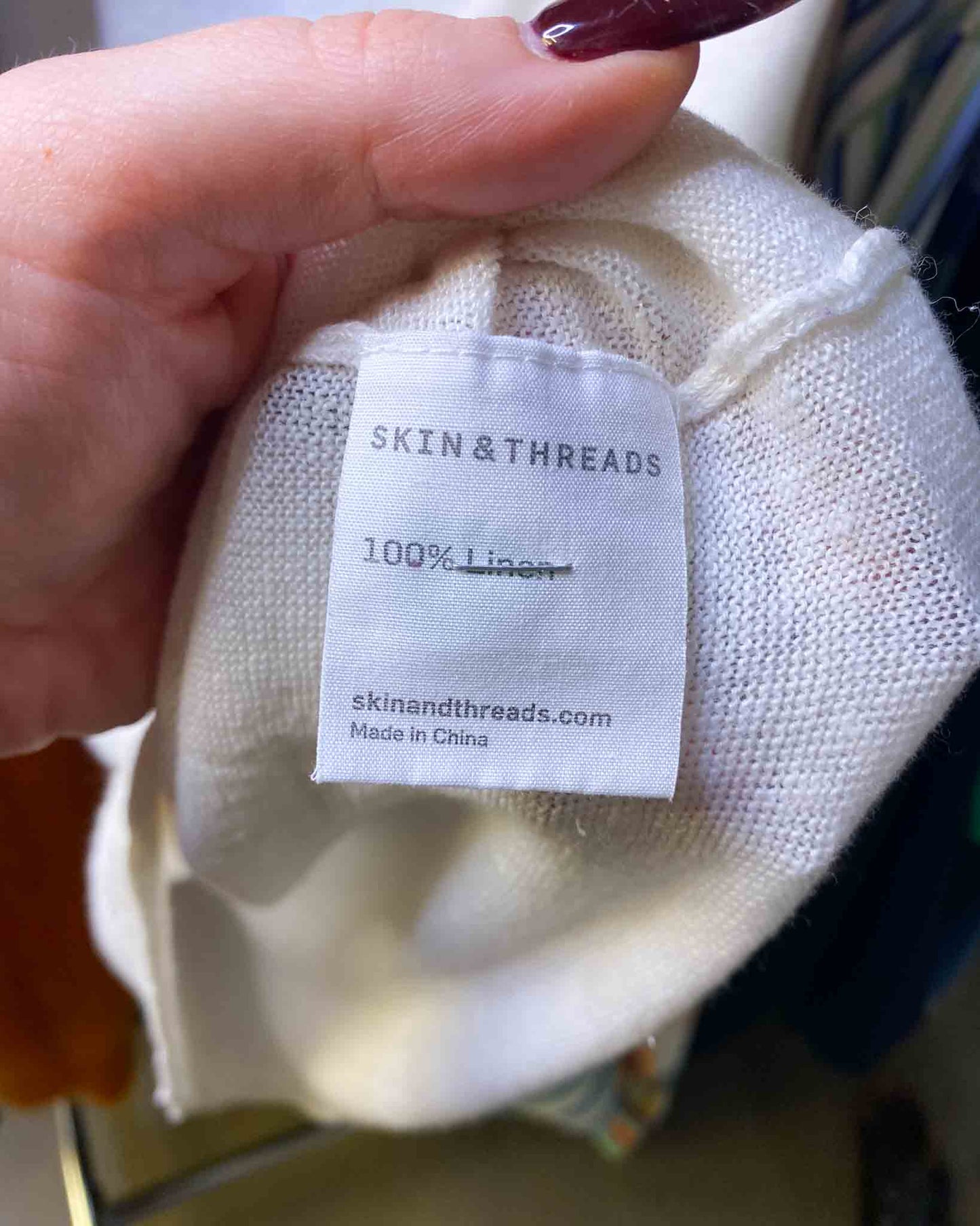 Size 2 (10) | Skin & Threads Linen Knit Top