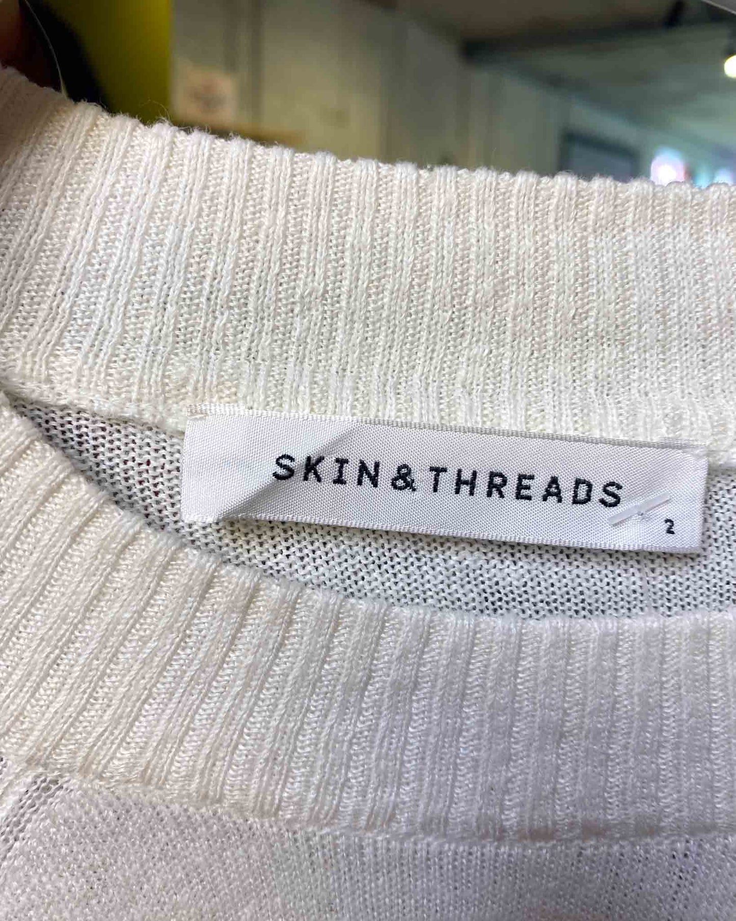 Size 2 (10) | Skin & Threads Linen Knit Top