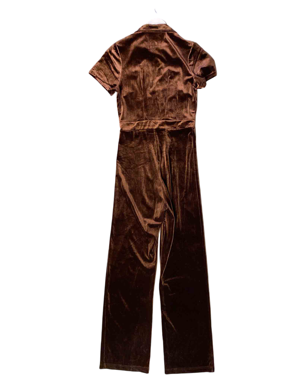 Size L | Peachy Den Velour Jumpsuit