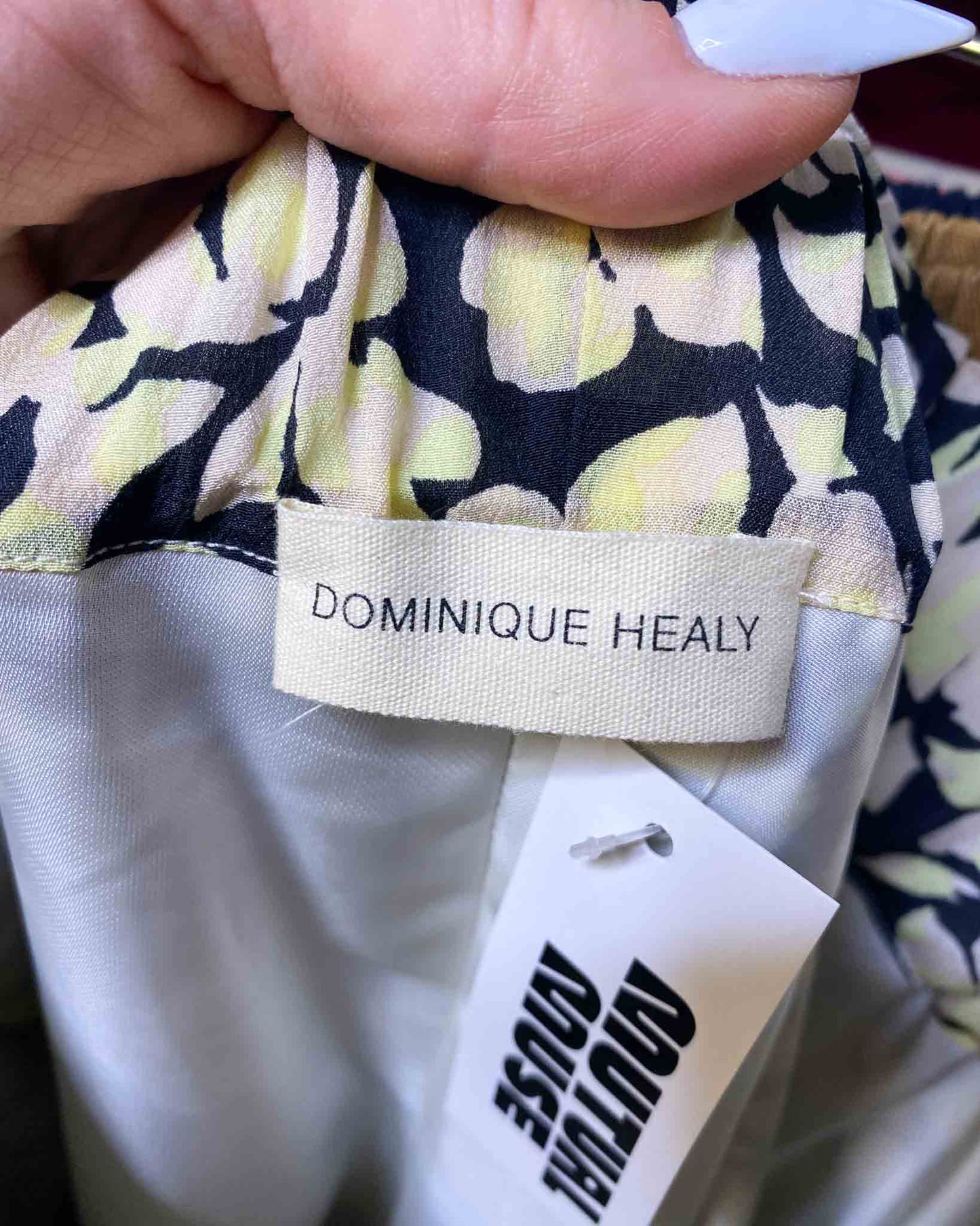 Size S | Dominque Healy Floral Silk Pants