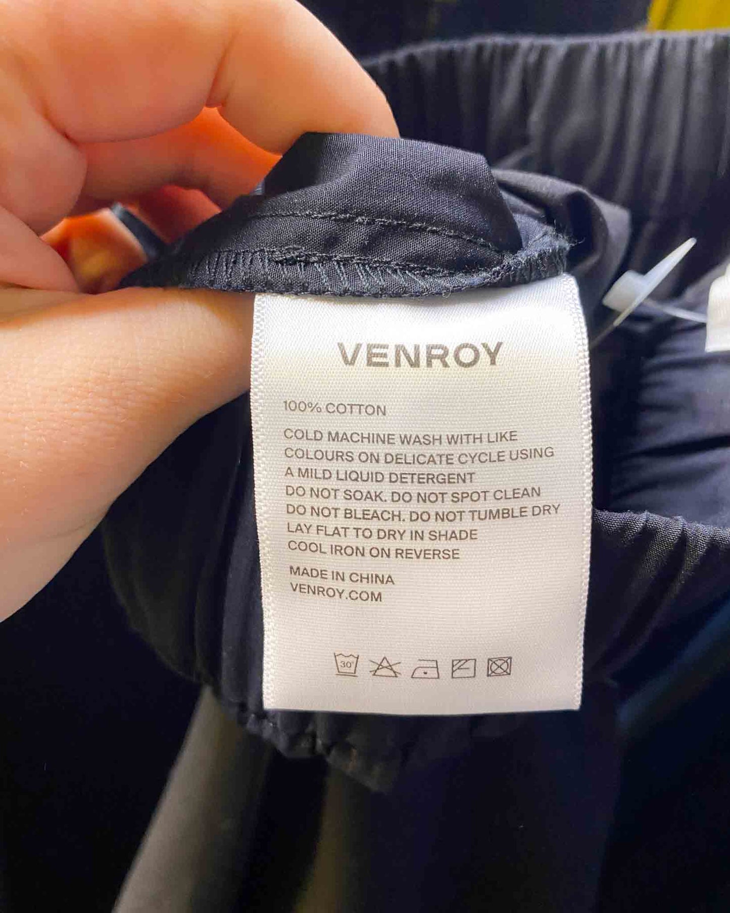 Size S | Venroy Cotton Pants