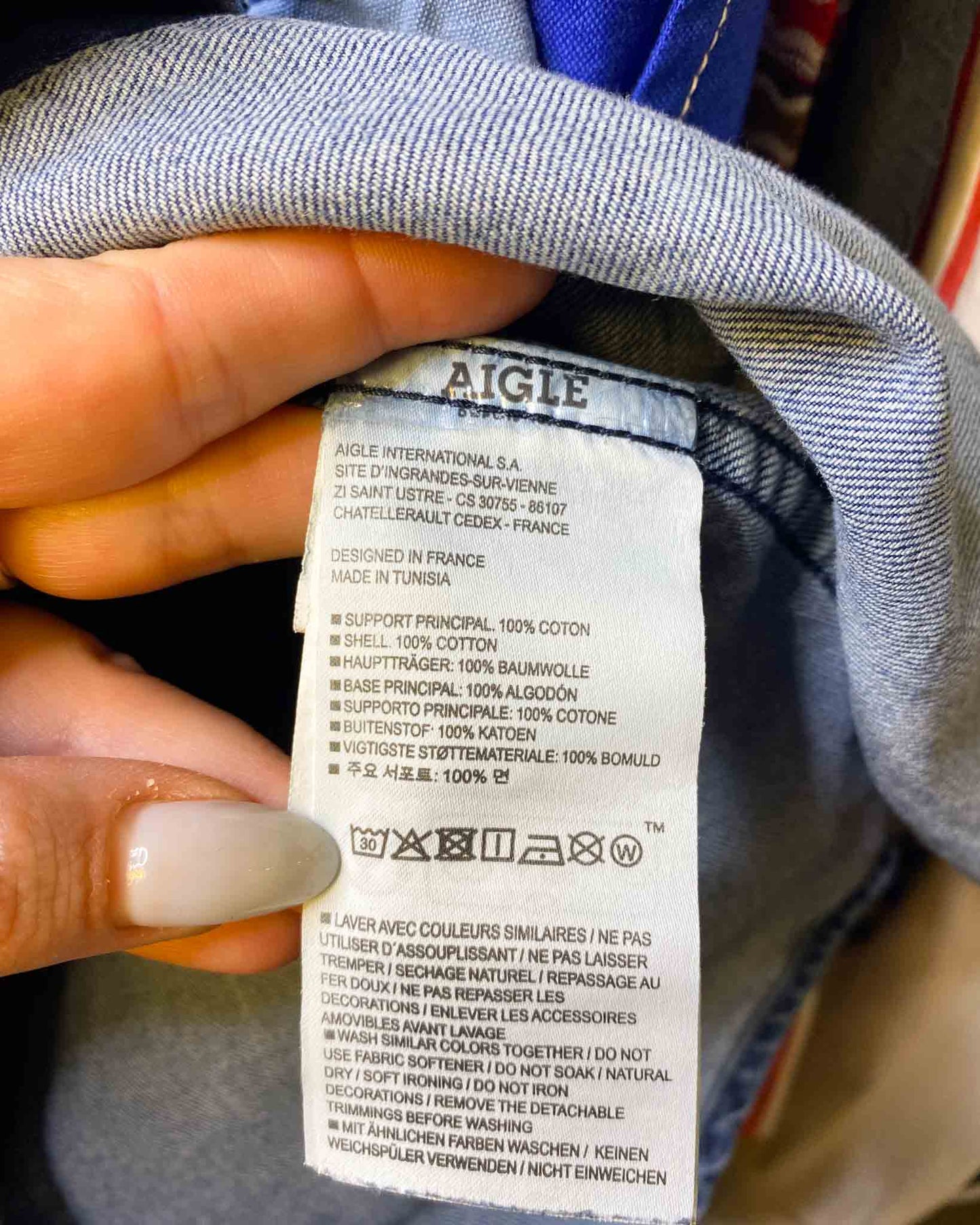 Size M | Aigle Denim Shirt