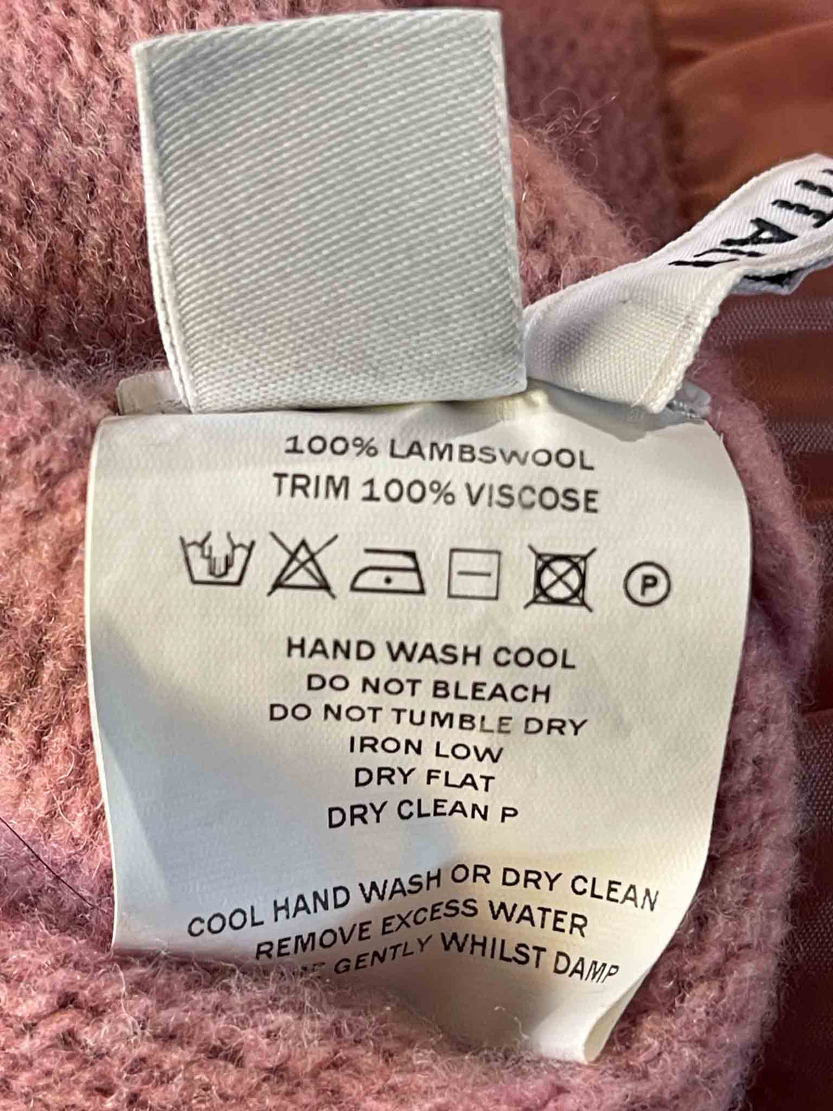 Size M | Molly Goddard Pink Lambswool Cardigan