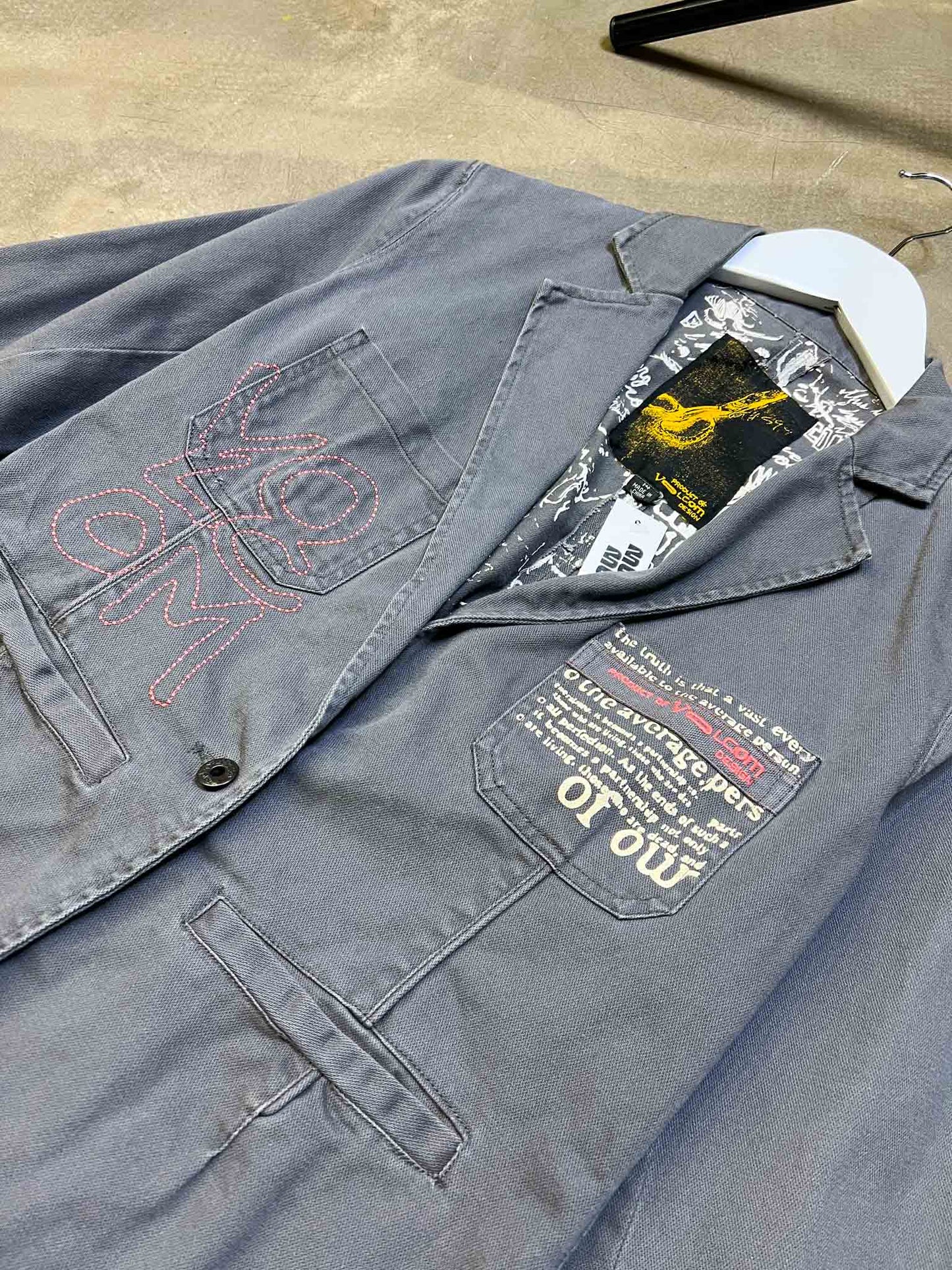 Size 14 (M) | Volcom Vint. Denim Embroidered Blazer