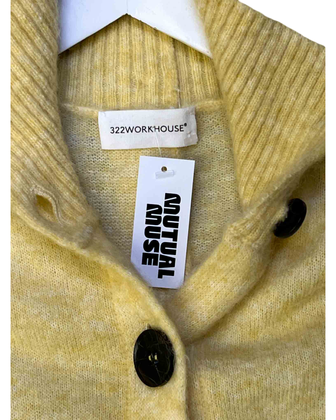 Size S | 322WORKHOUSE Butter Yellow Wool Blend Jumper