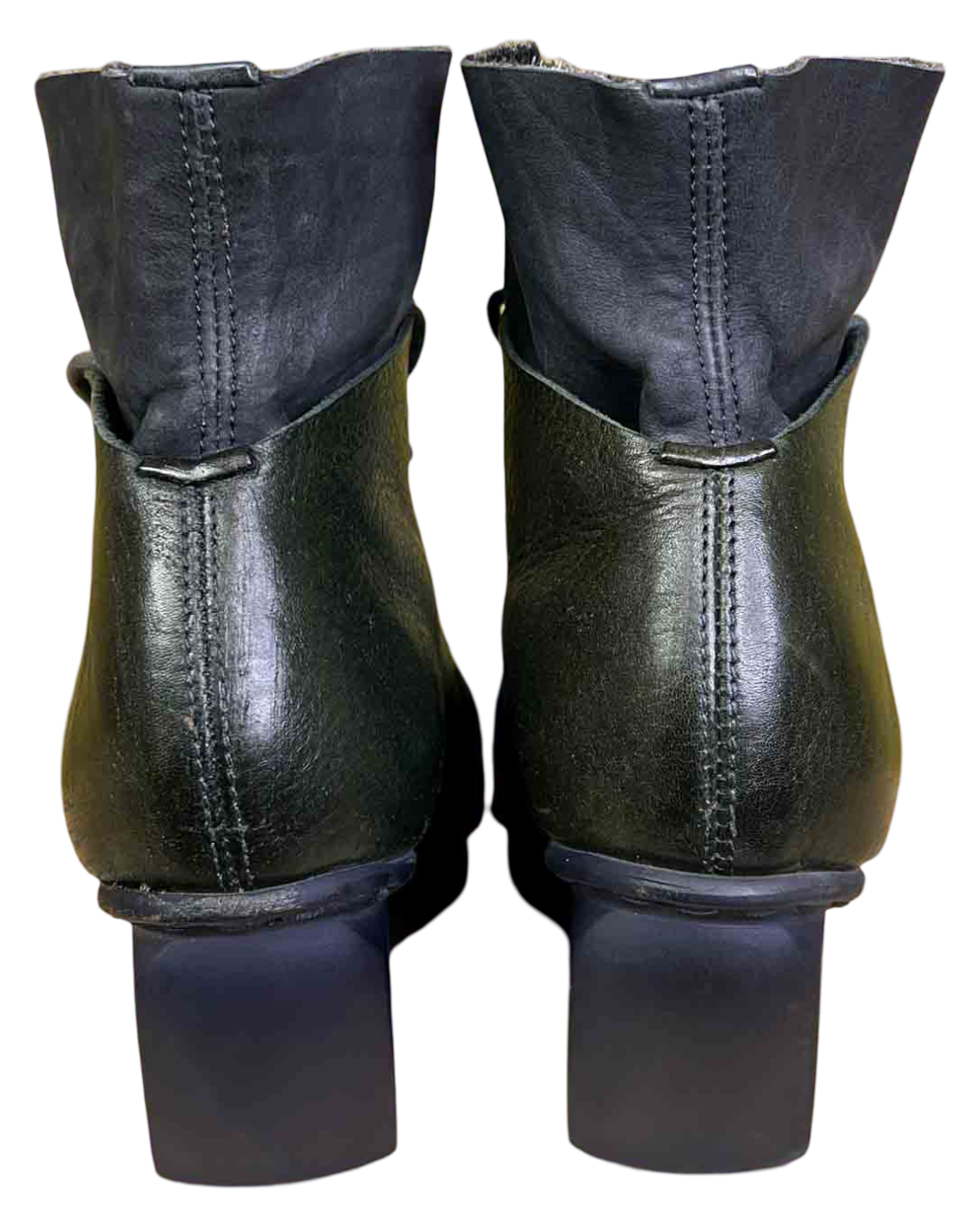 Size 39 | Trippen Two-Tone Corner Wedge Ankle Boots