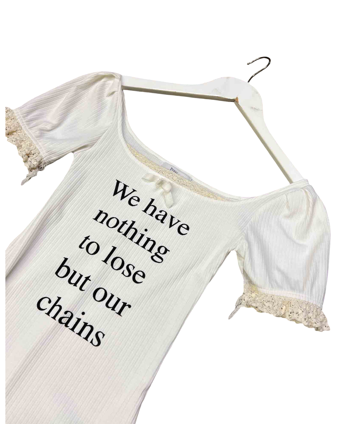 Size XXS | Praying White Nothing To Lose Minidress