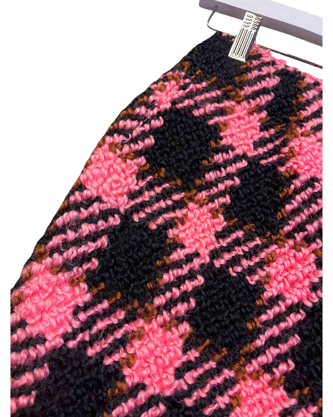 Size IT 40 (S) | Marni Houndstooth Tweed Mini Skirt