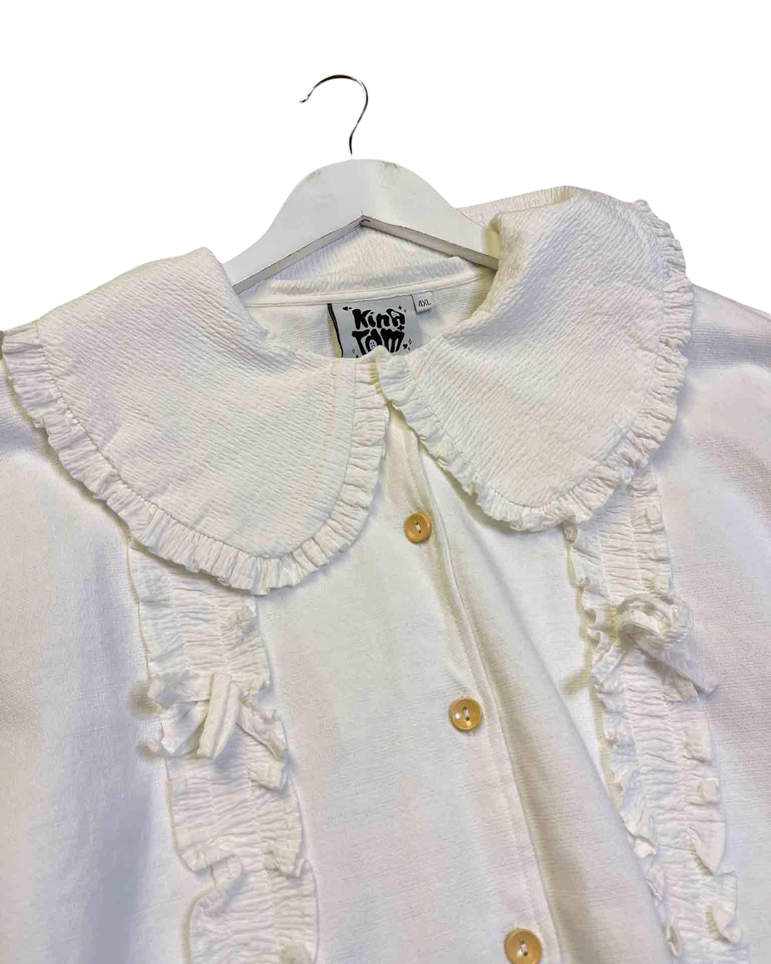 Size 4XL | Kina & Tam Tongue Tied Collared Shirt