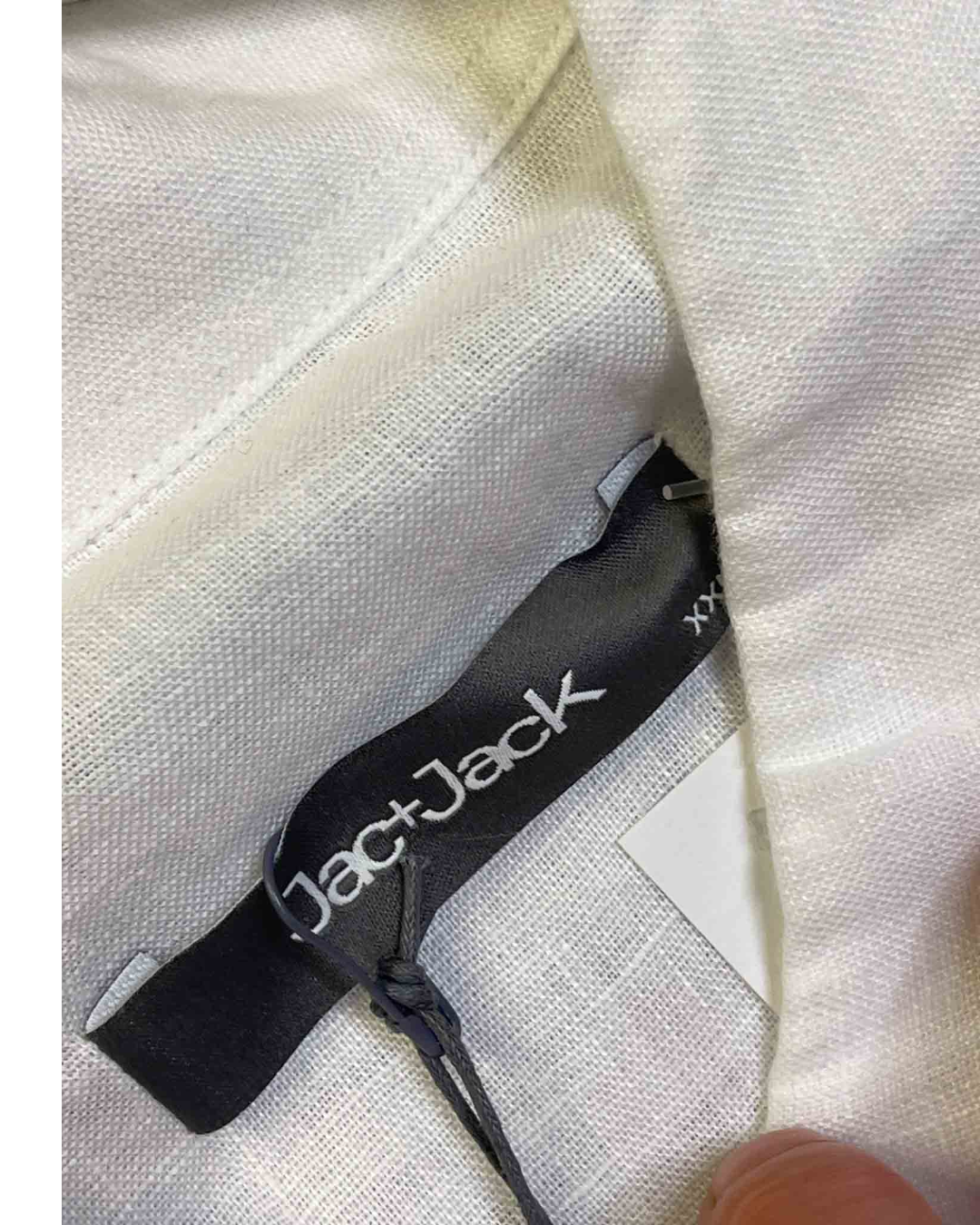 Size XXL | Jac+Jack 'Alex' Sheer Linen Button Up Shirt With Tags