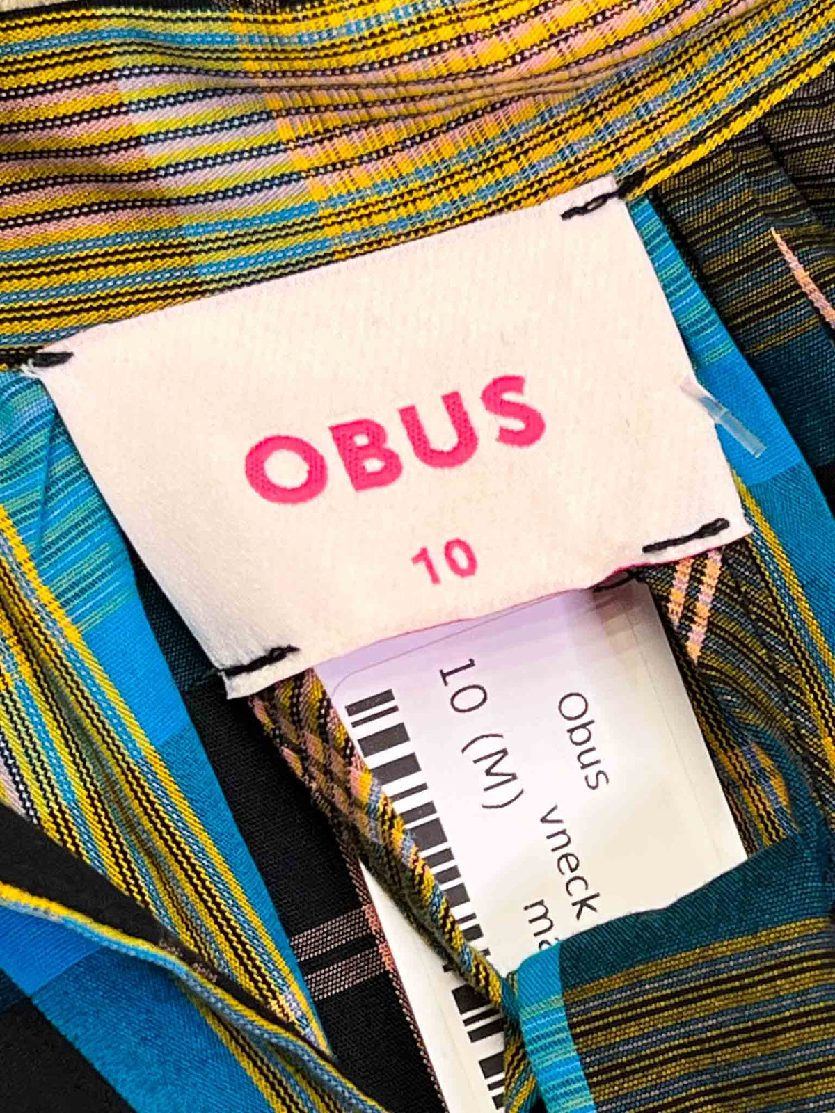 Size M | Obus Multi Plaid Fortitude Maxi Dress