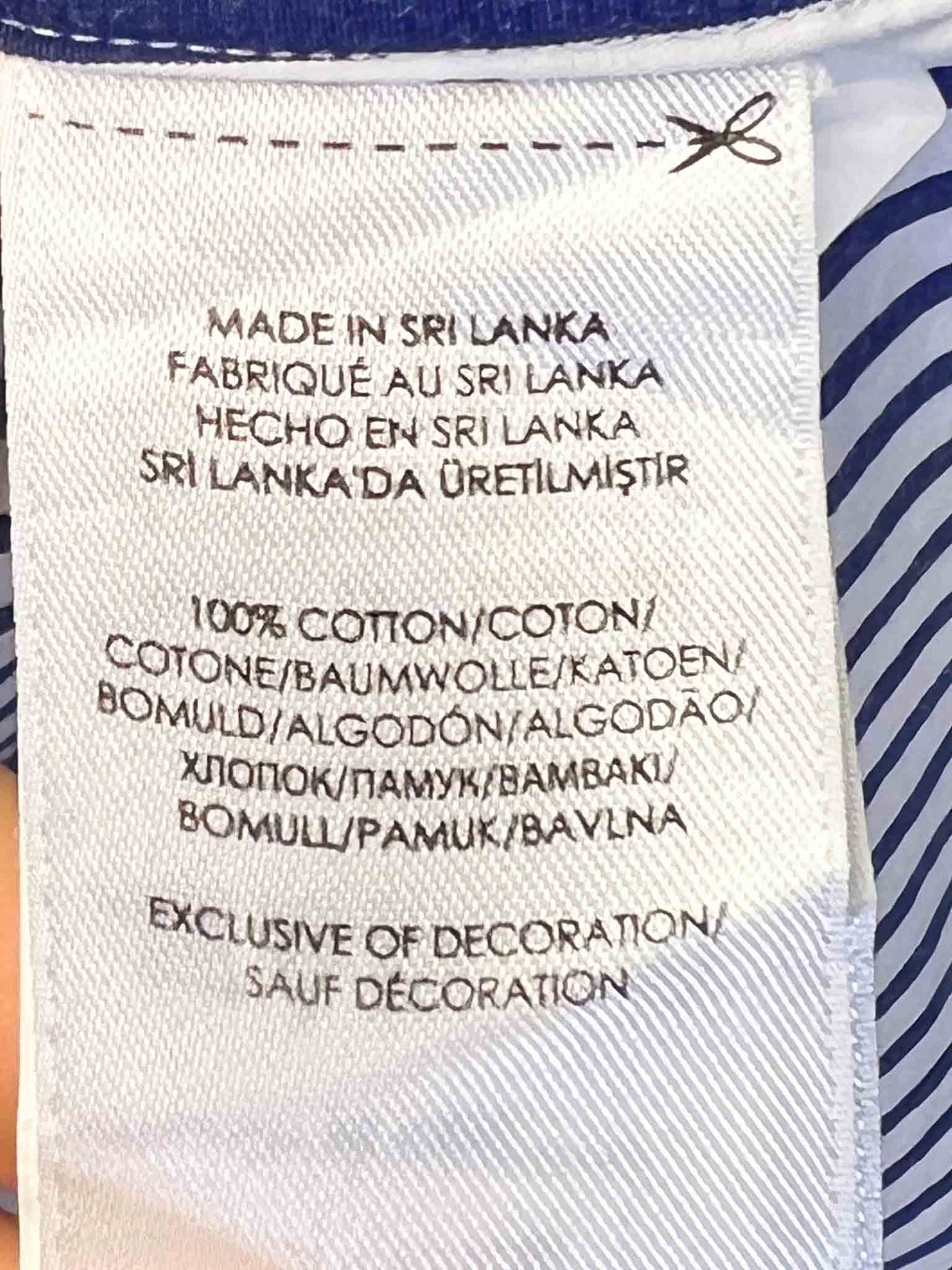 Size XXL | Ralph Lauren Blue and White Nautical Flags Shirt