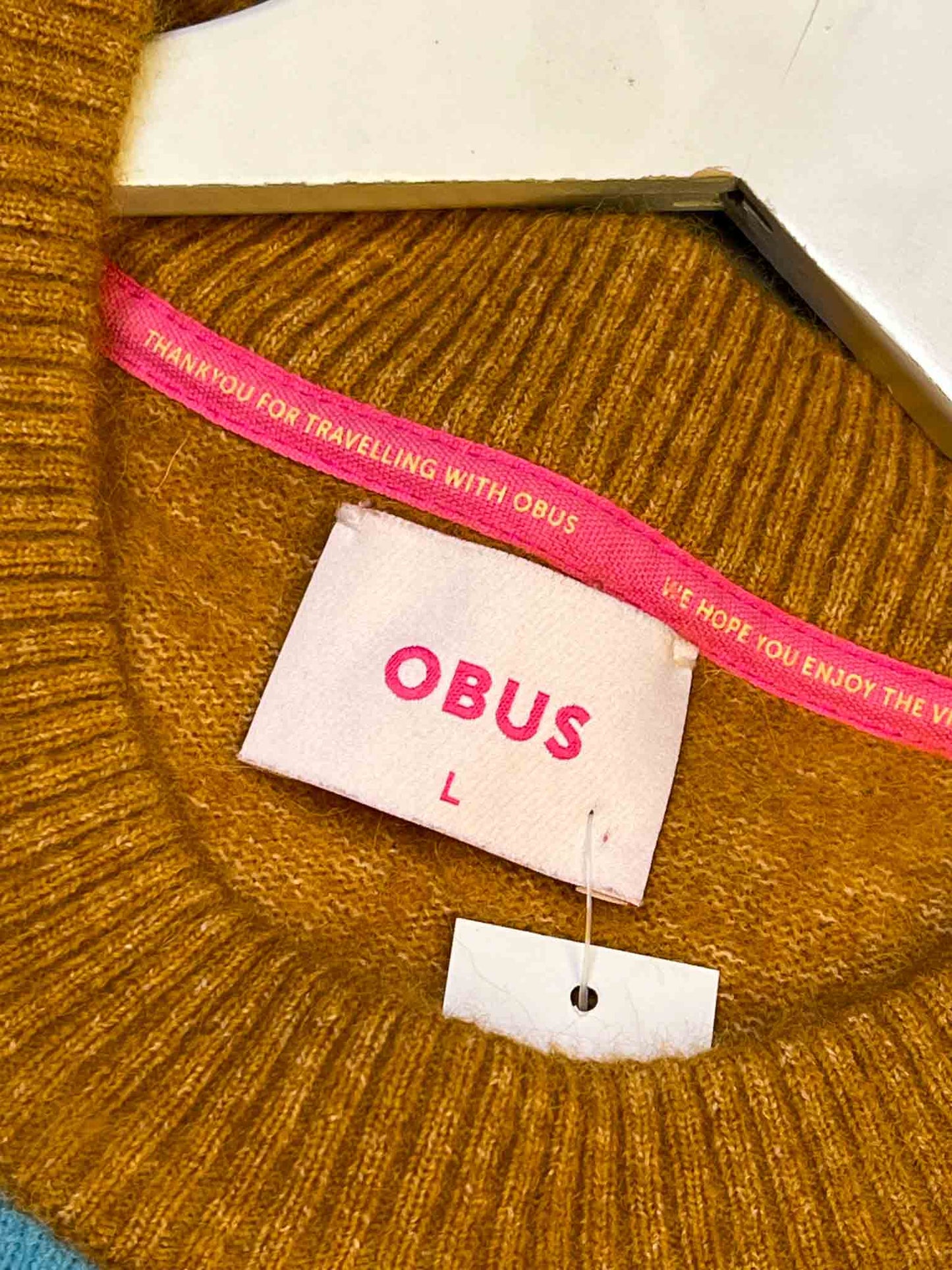 Size L | Obus Alpaca Blend Striped Vest