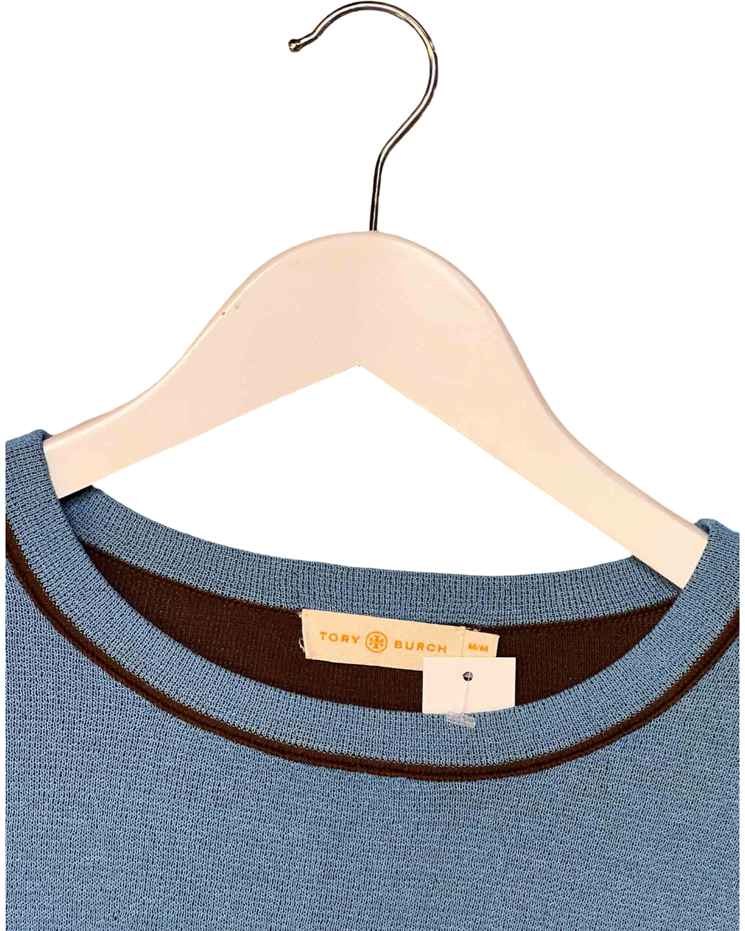 Size M | Tory Burch Blue Crewneck Knit Jumper