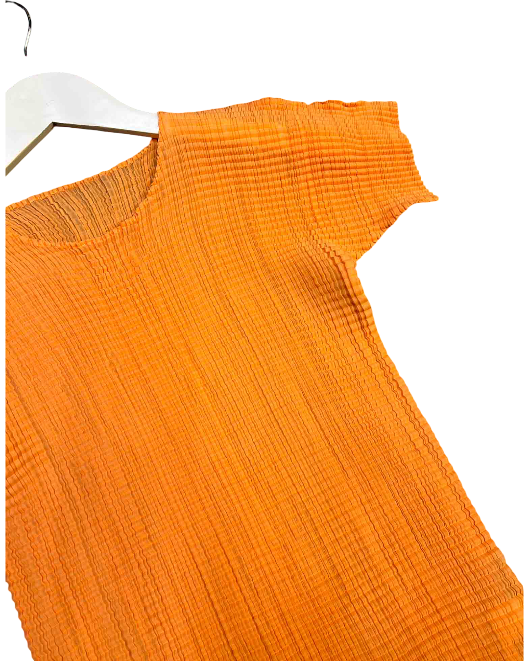 Size M | Issey Miyake Orange Popcorn Top