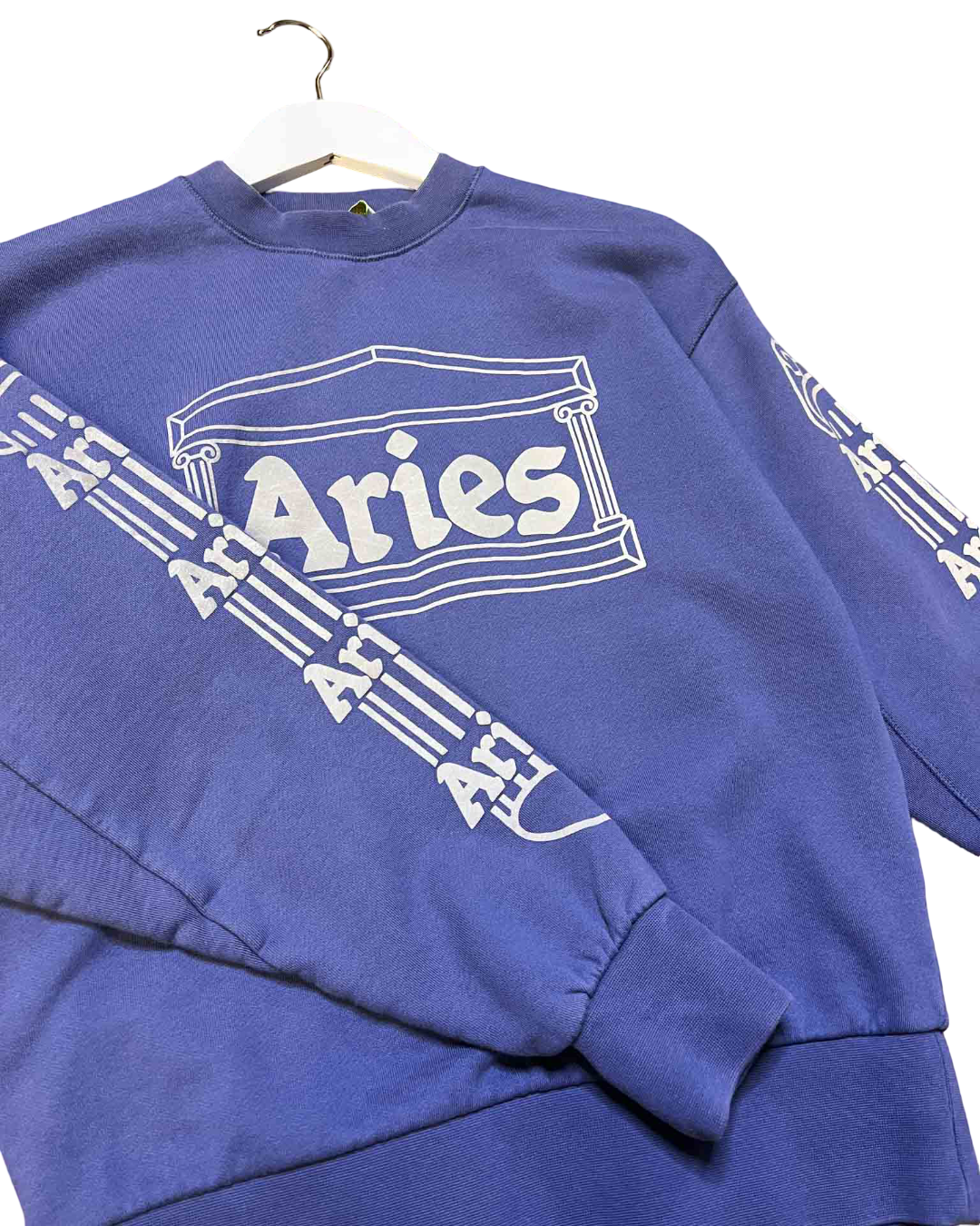 Size S | Aries Cotton Aged Ancient Column Jumper