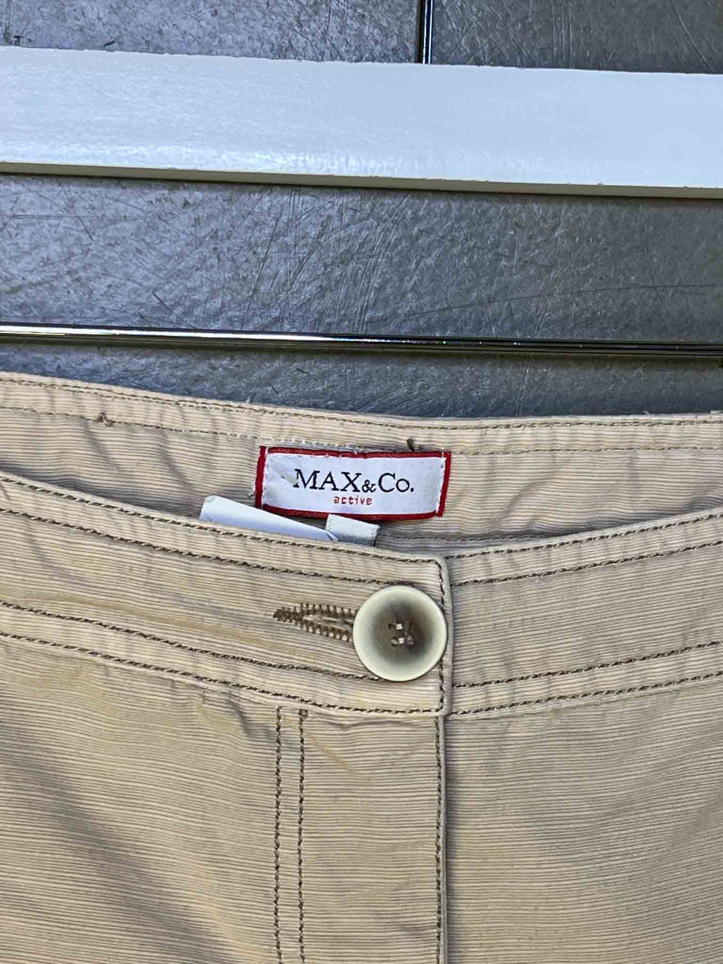 Size 48 (XL) | Max & Co Beige Bootcut Pants