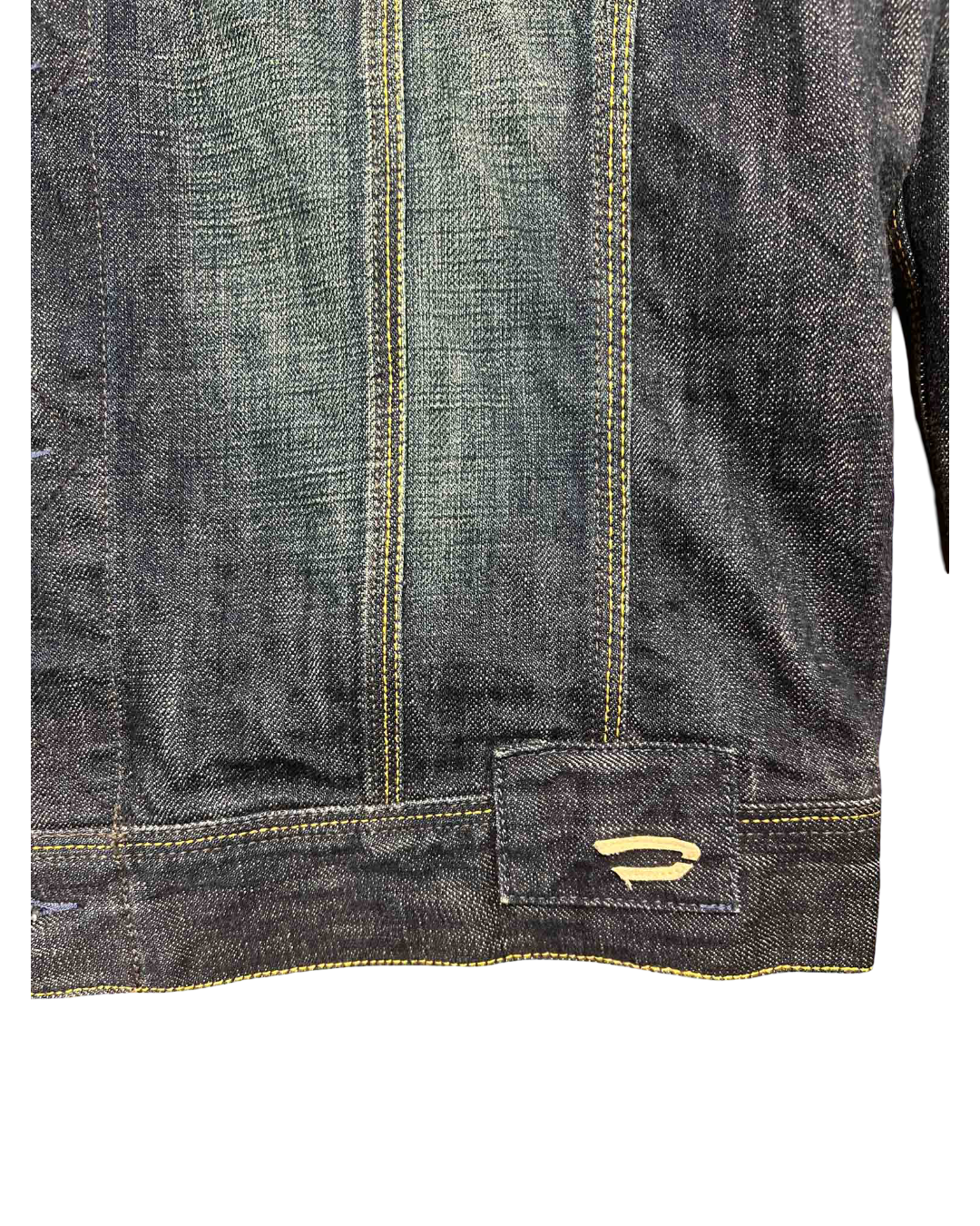 Size L | Diesel Y2K Dragon Stonewashed Denim Jacket