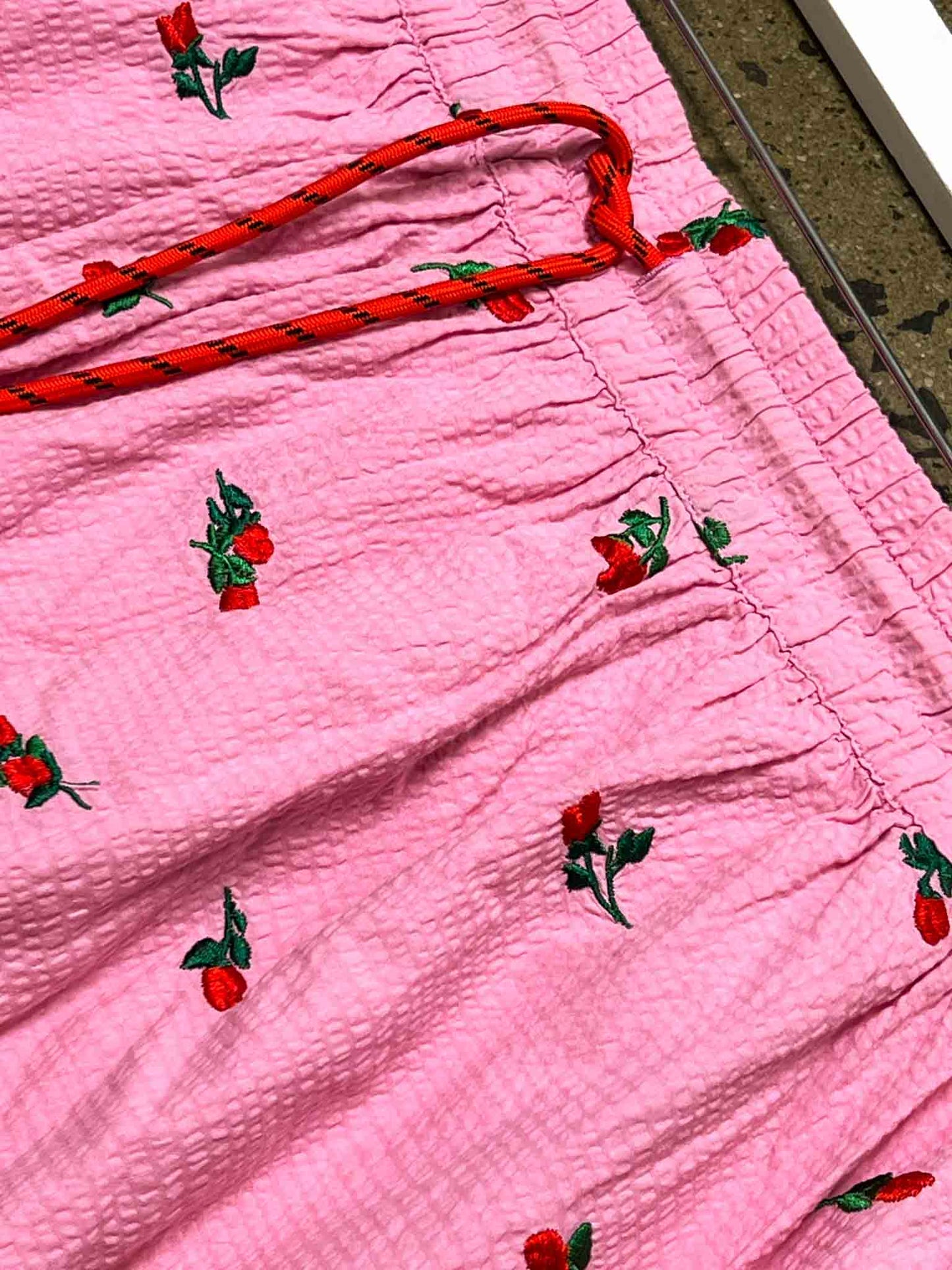 Size 3 XL | Variety Hour Pink Cotton Roses Maxi Skirt
