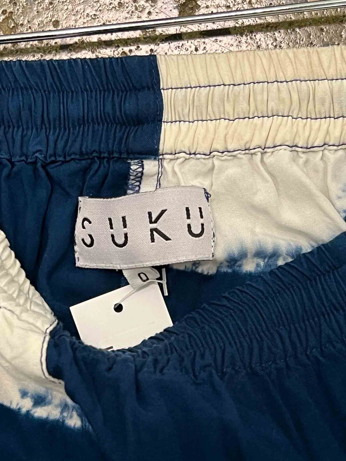 Size 0 (XS) | Suku Blue Tie Dye Shorts