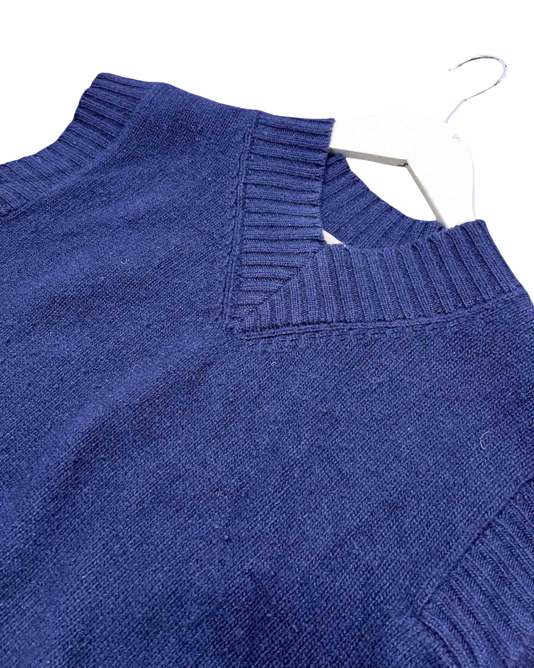 Size XS | &Daughter Navy Merino/ Cashmere Vest