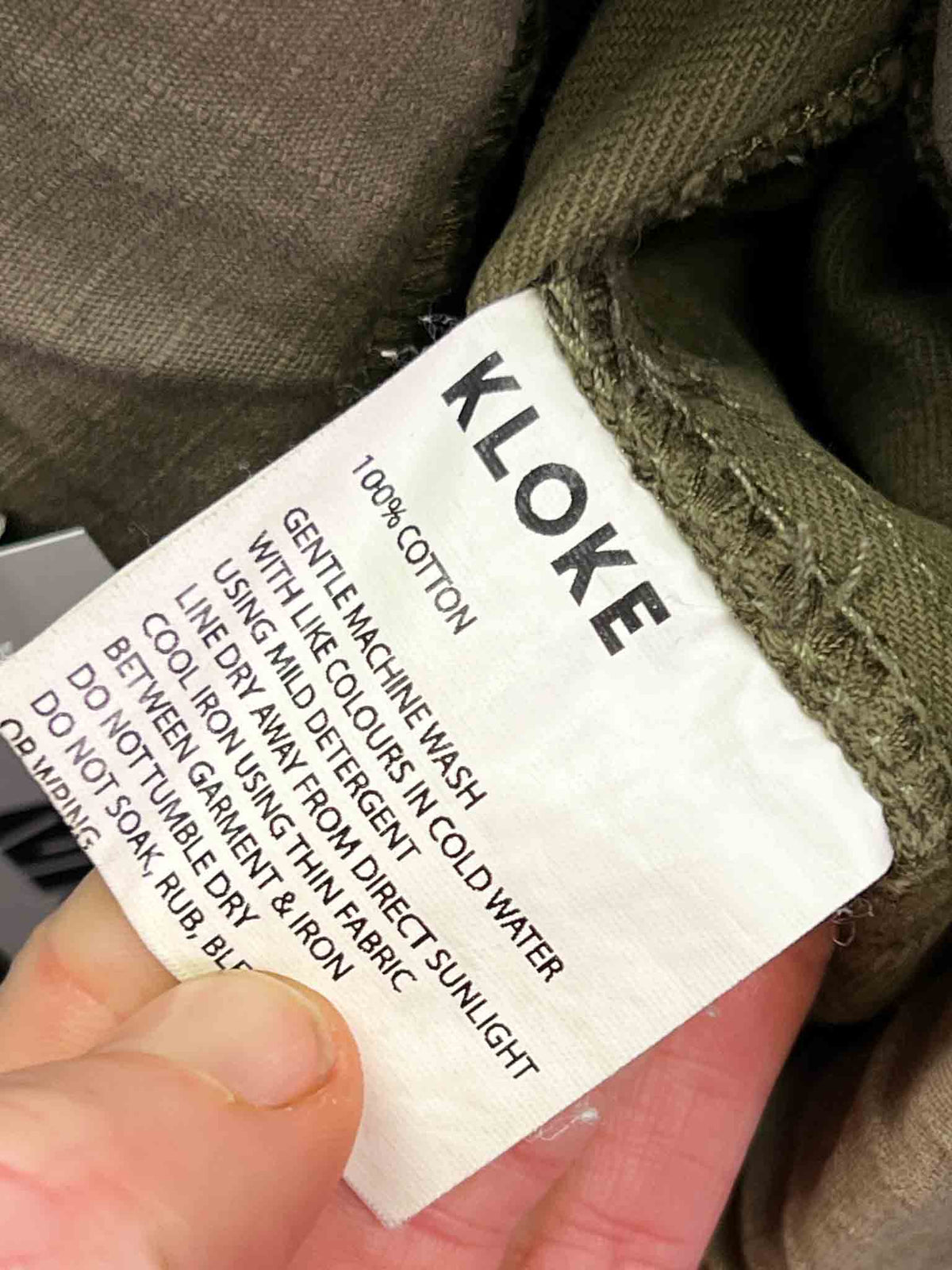 Size L | Kloke Khaki Cotton Shorts