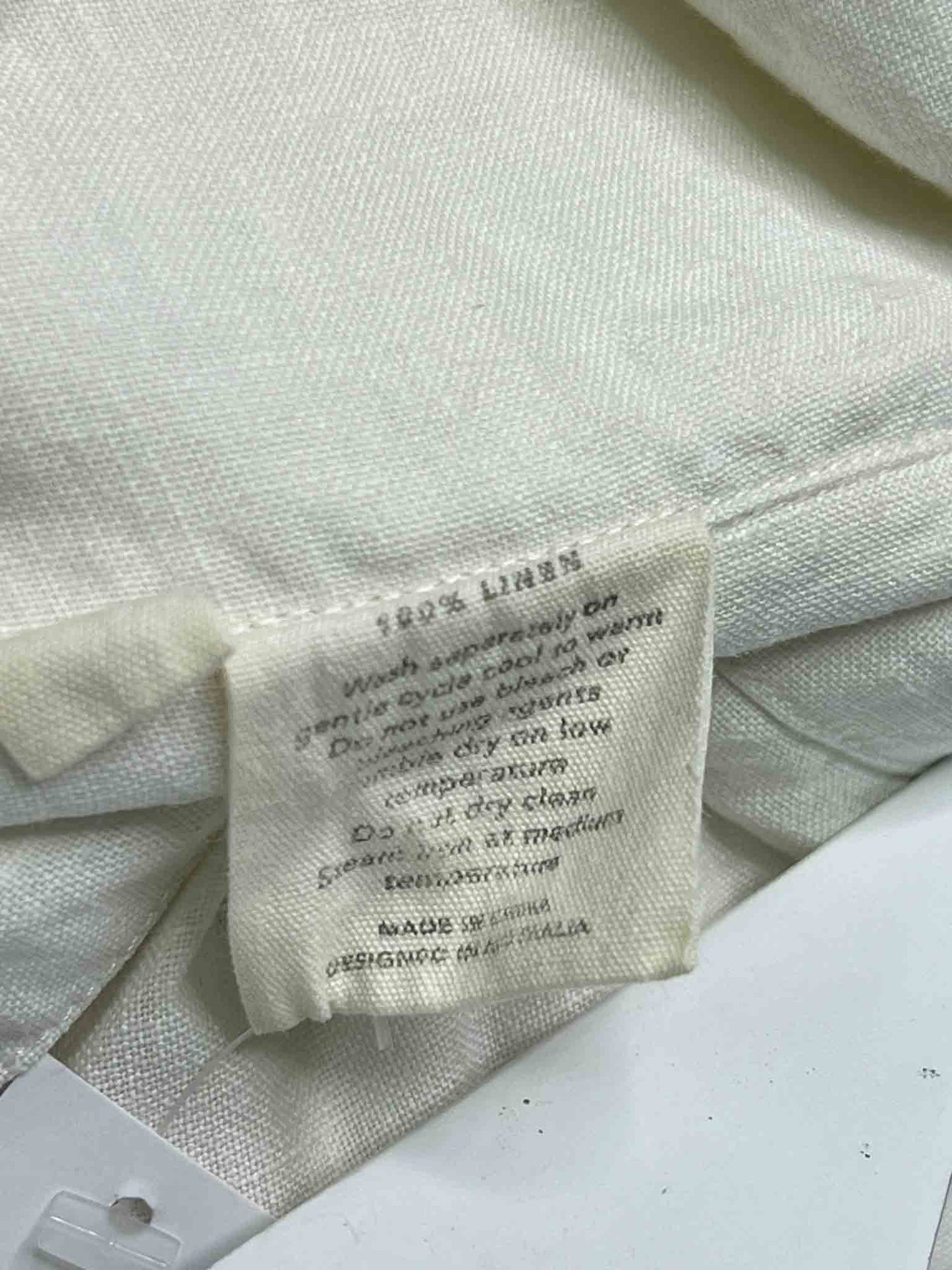 Size S/M | Deiji Studios White Linen Shirt