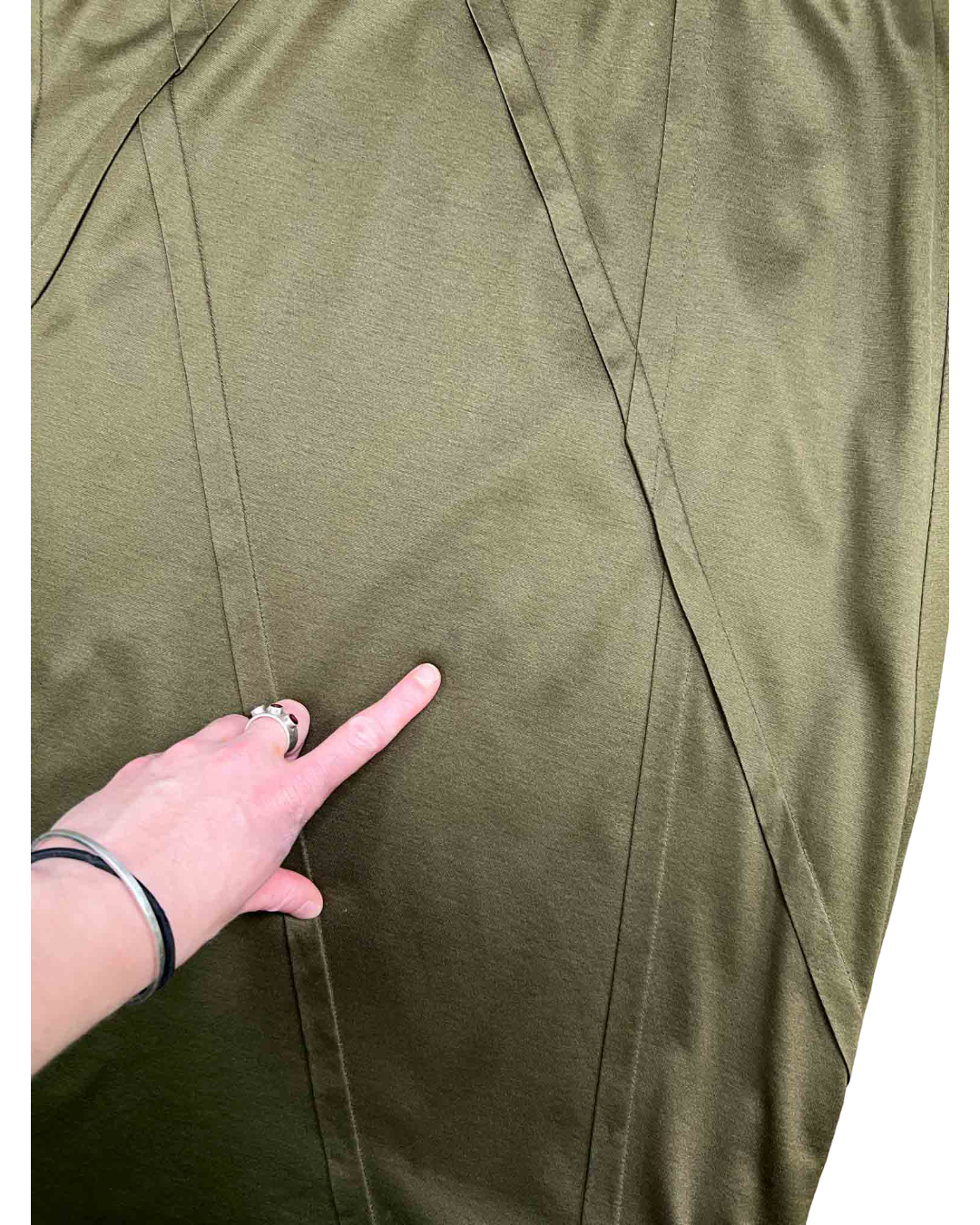 Size 3 (M/L) | Issey Miyake Khaki Skirt