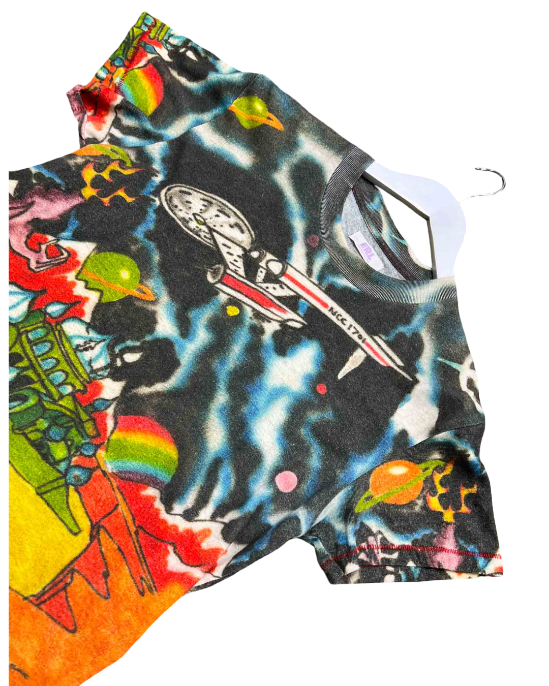 Size XL | ERL All Over Printed Knitted T-shirt