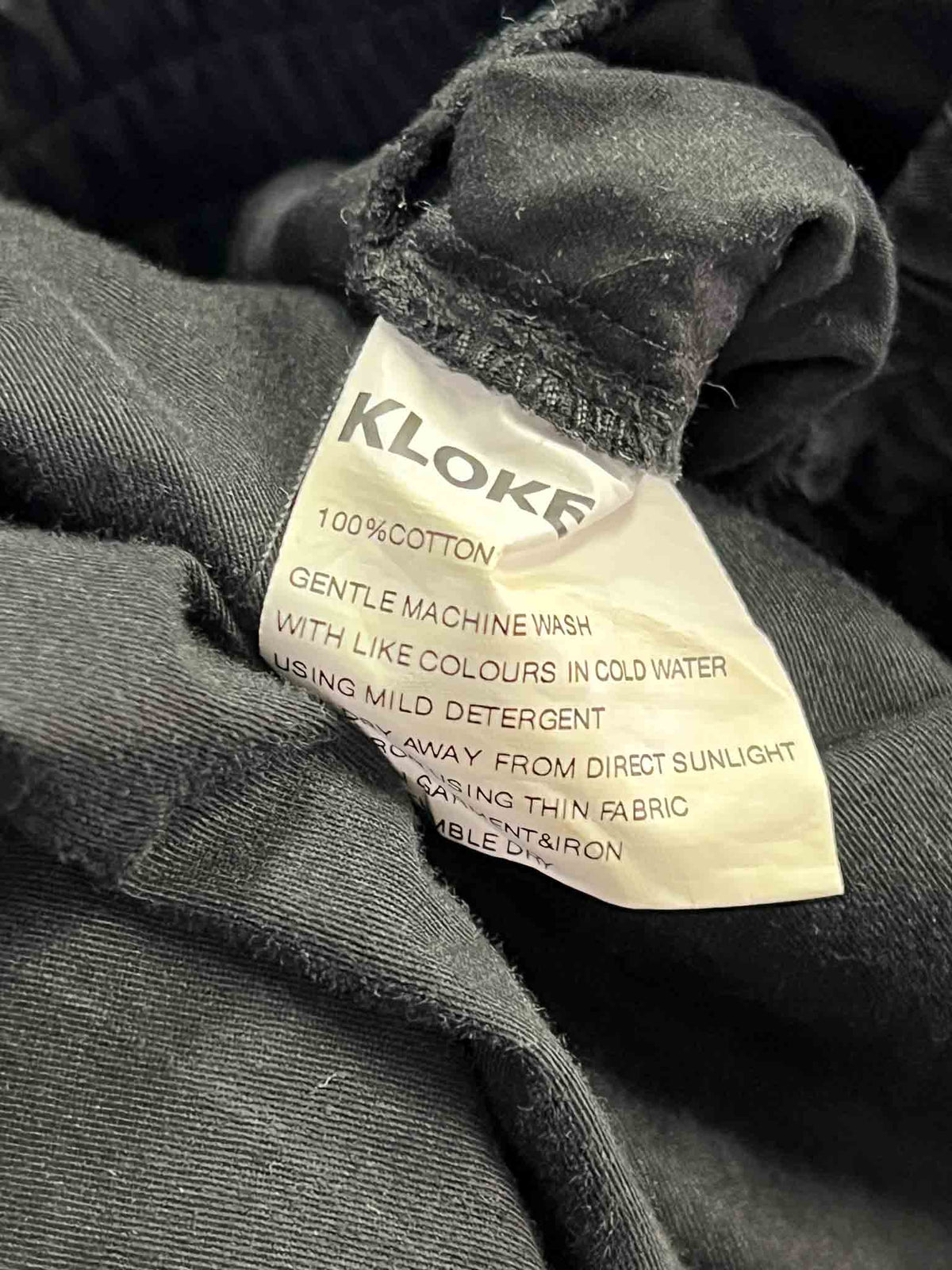 Size L | Kloke Cotton Barrel Leg Pants