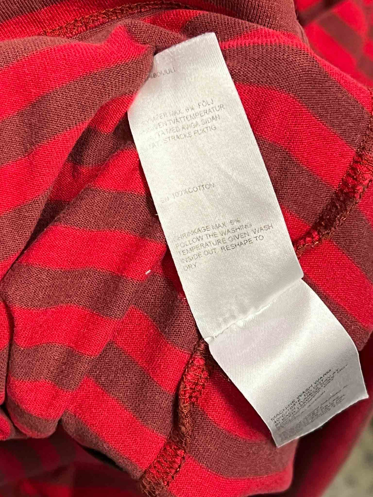 Size M | Marimekko Red Striped Dress