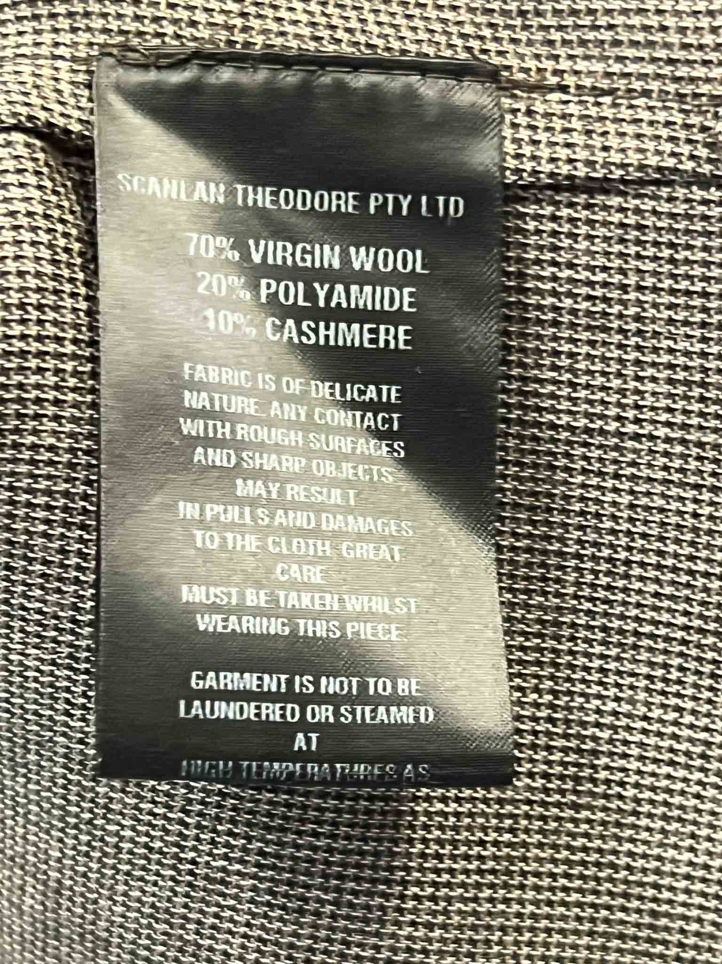 Size 12 | Scanlan Theodore Grey Wool Shirt
