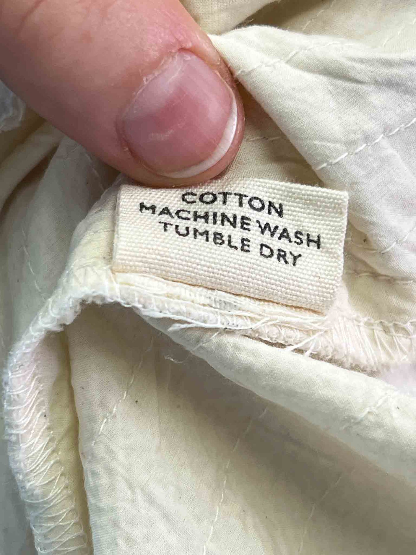 Size XL | MegbyDesign White Patchwork Slip Dress