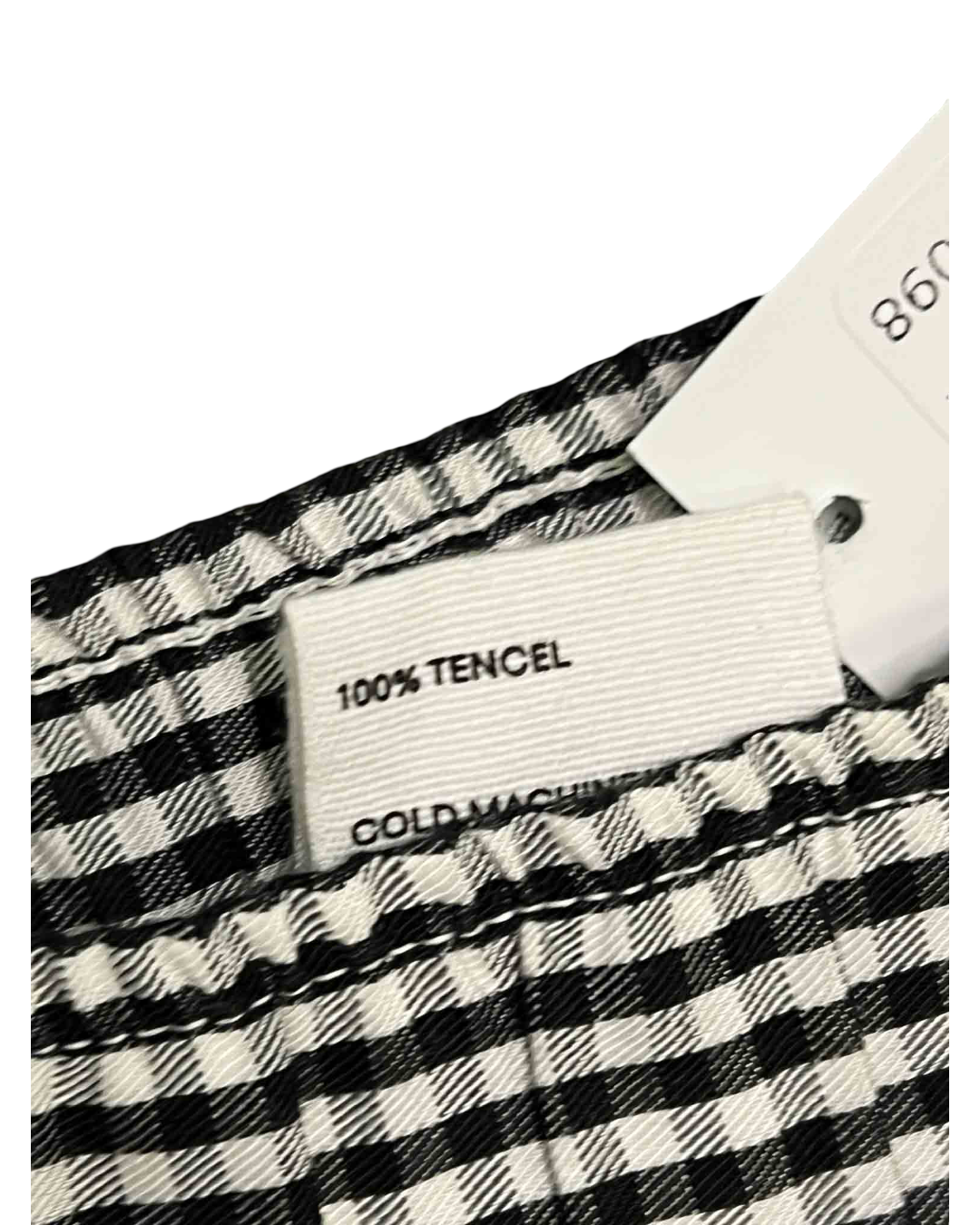 Size M | Kowtow Gingham Midi Skirt