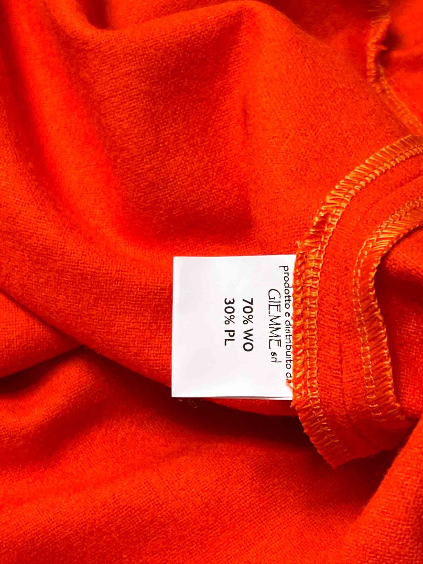Size XL | Orange Rosé a Pois Orange Tiered Smock Dress
